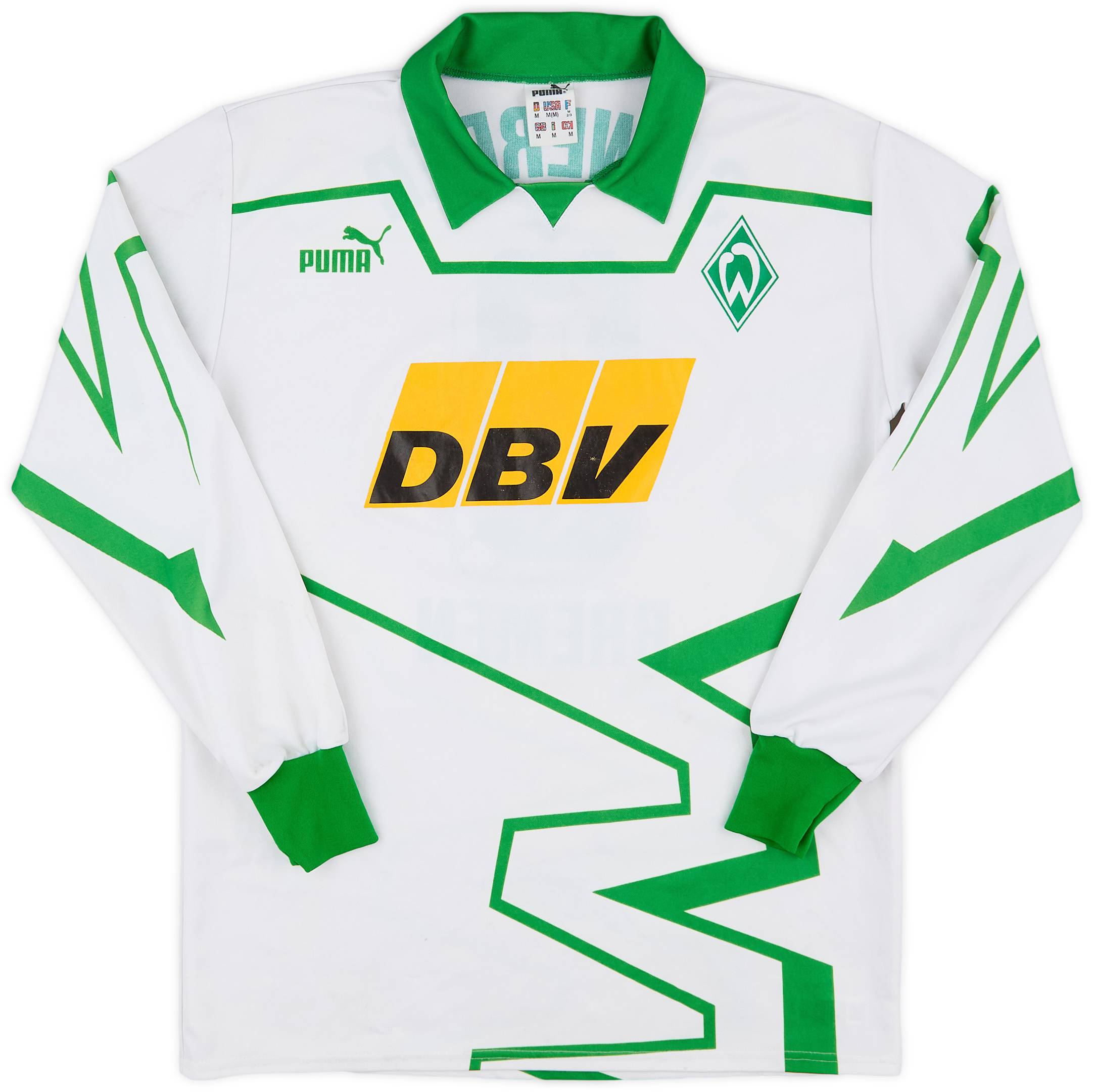 1993-94 Werder Bremen Match Issue Home Shirt #9