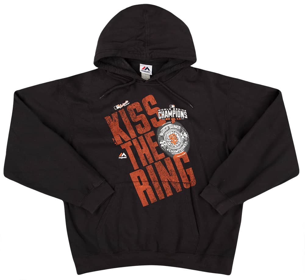 2014 San Francisco World Series Champions Majestic Hooded Sweat Top L