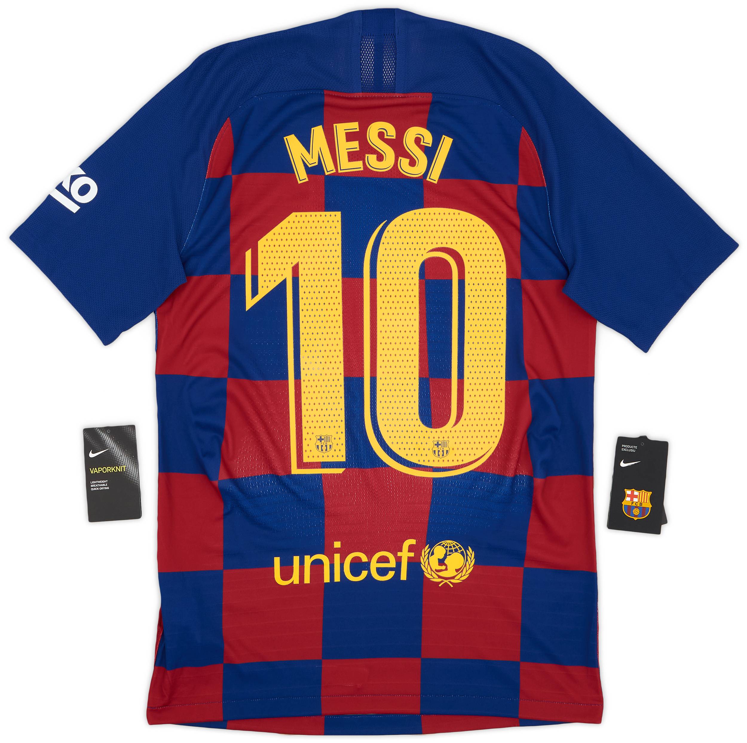 2019-20 Barcelona Authentic Home Shirt Messi #10 (S)