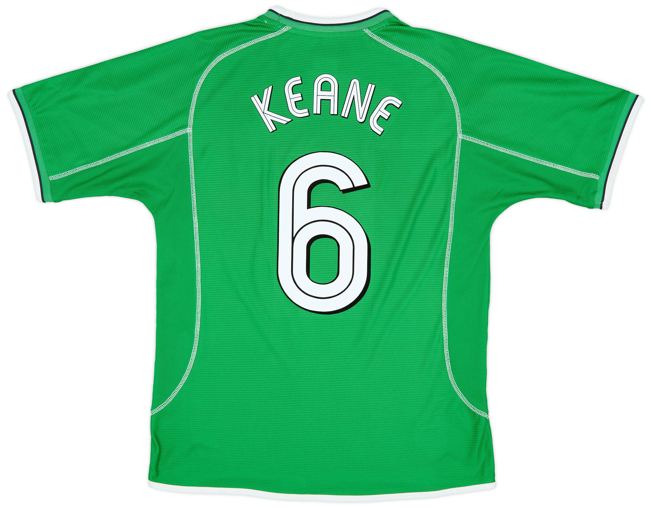 2001-02 Ireland Home Shirt Keane #6 - 9/10 - (M)