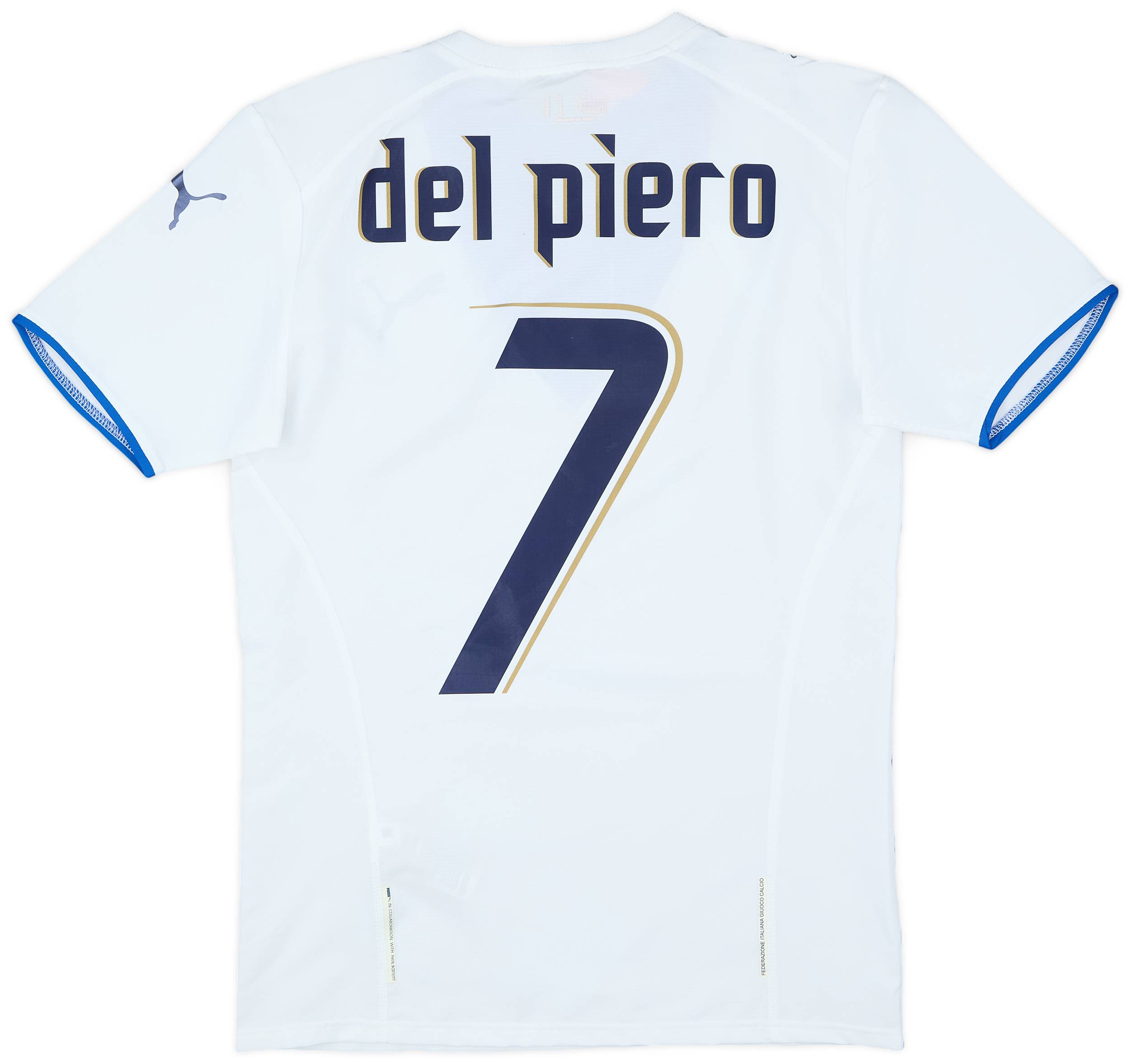 2006 Italy Away Shirt Del Piero #7 (XS)