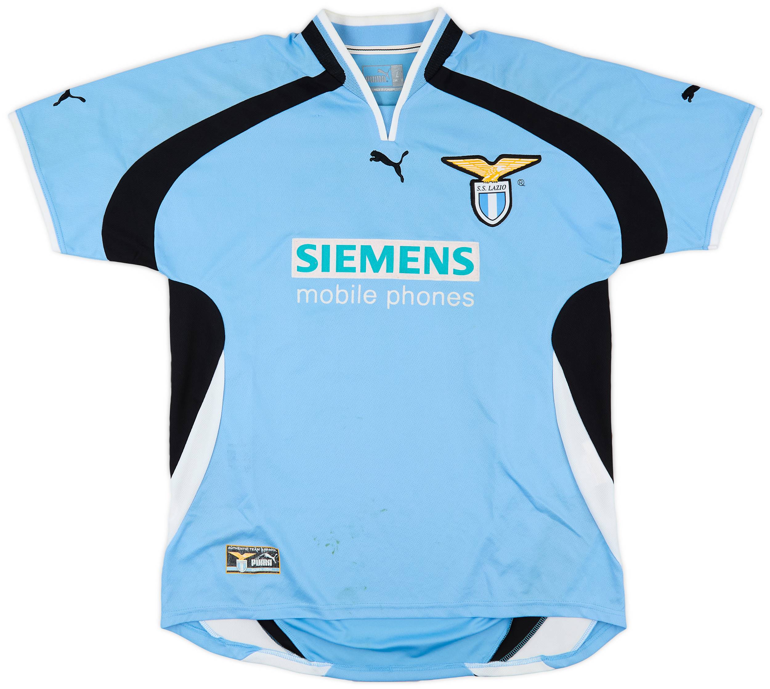2000-01 Lazio Home Shirt Crespo #10 - 6/10 - (L)