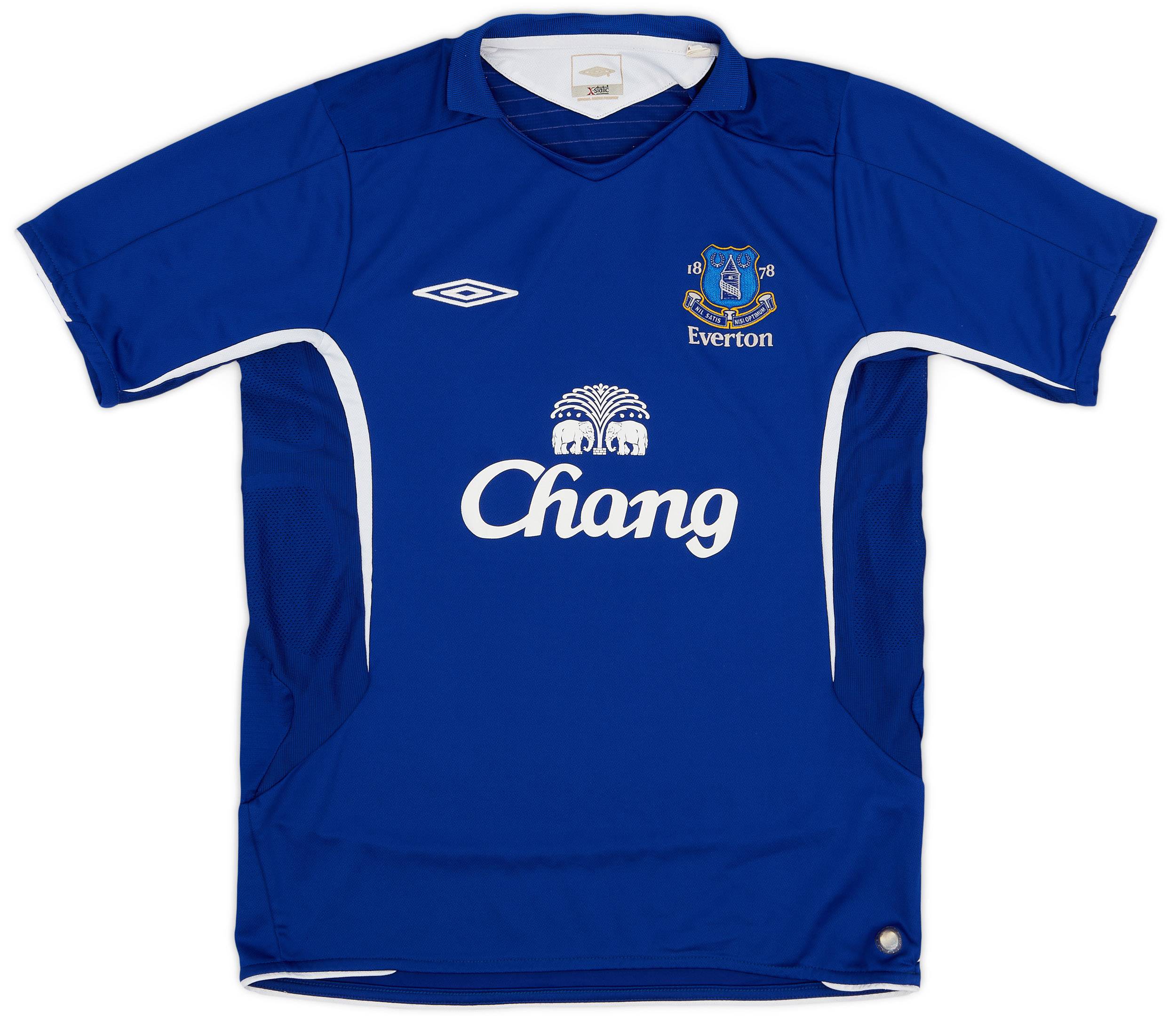 2005-06 Everton Home Shirt - 8/10 - (M)