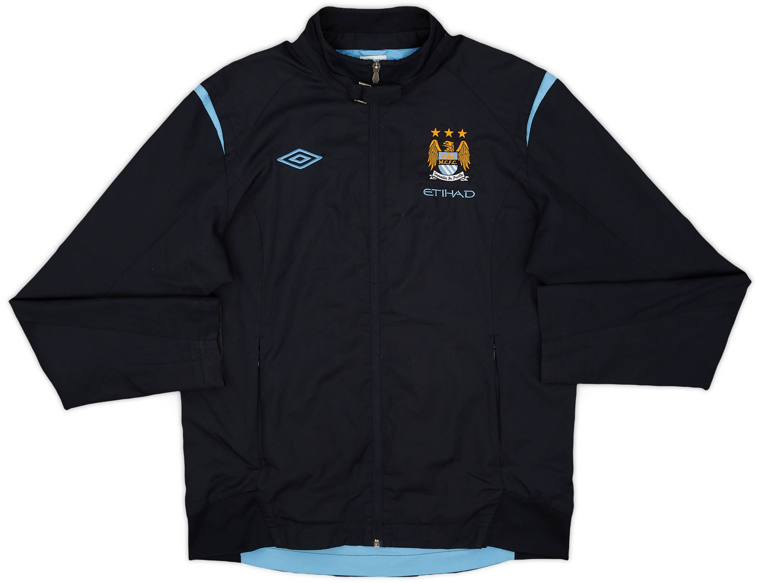 00s Umbro Manchester City トラックジャケット 2010-11 Manchester City Umbro Track Jacket - 6/10 - (L)