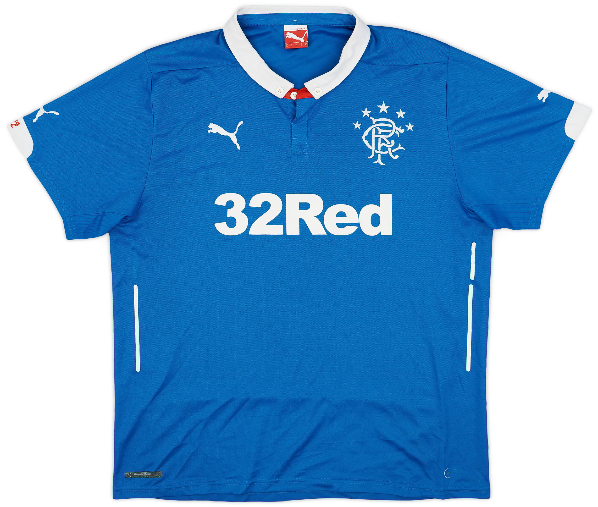 2014-15 Rangers Home Shirt - 8/10 - (XL)