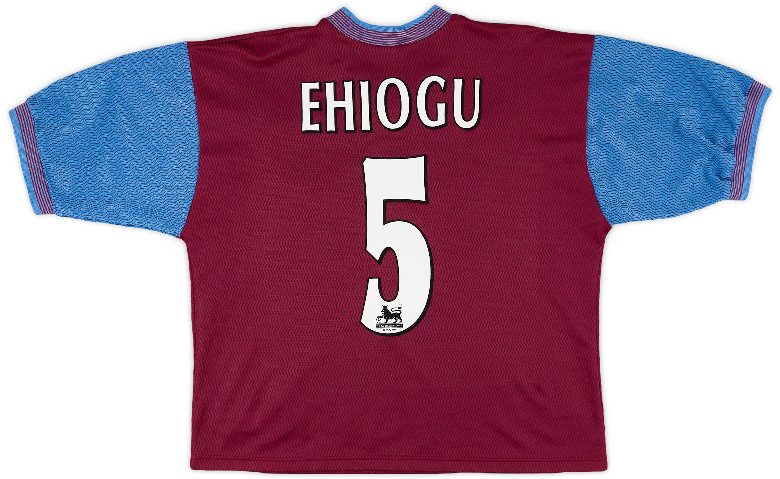 1997-98 Aston Villa Home Shirt Ehiogu #5 - 8/10 - (XS)