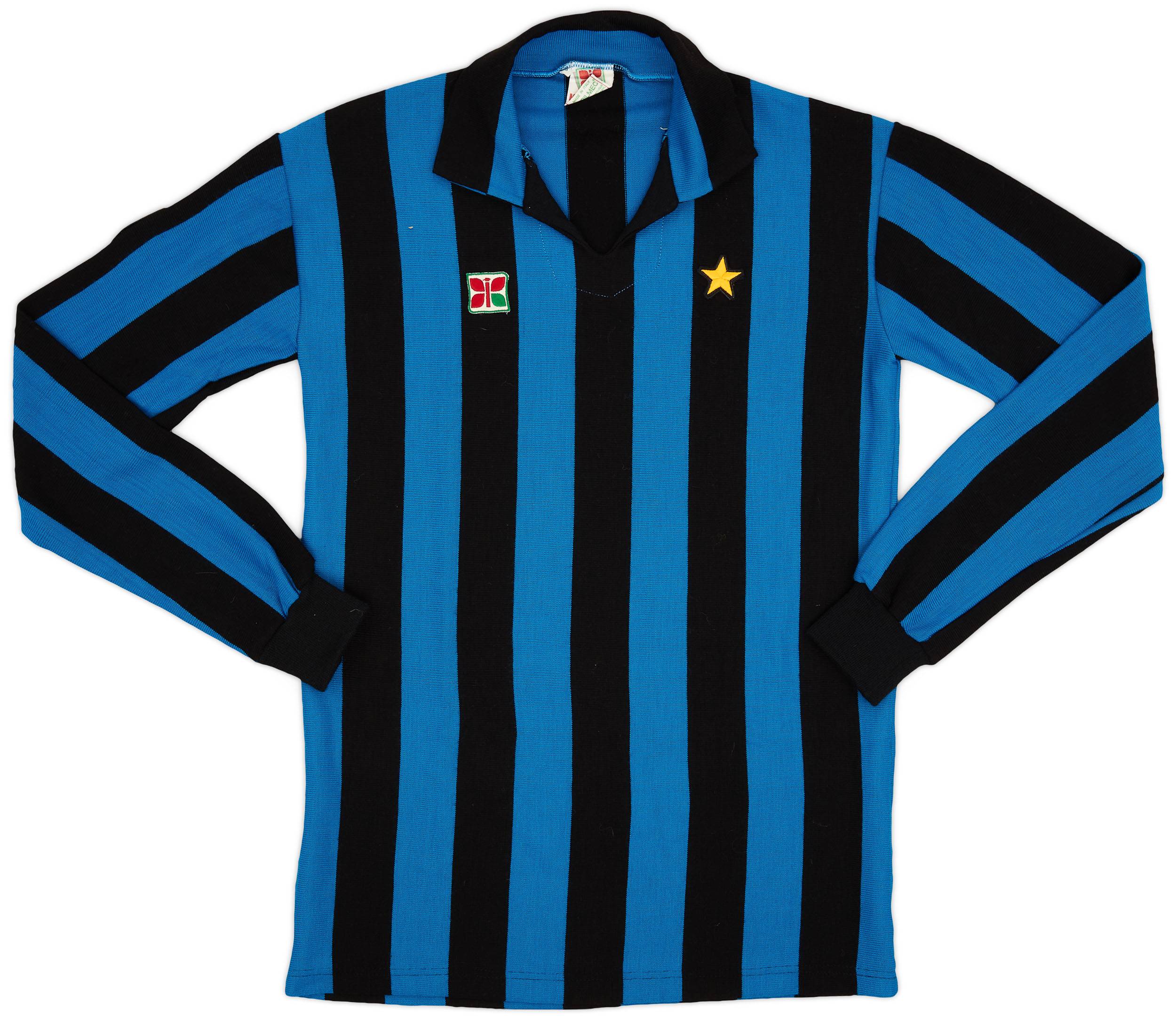 1983-86 Inter Milan Home L/S Shirt - 9/10 - (M)