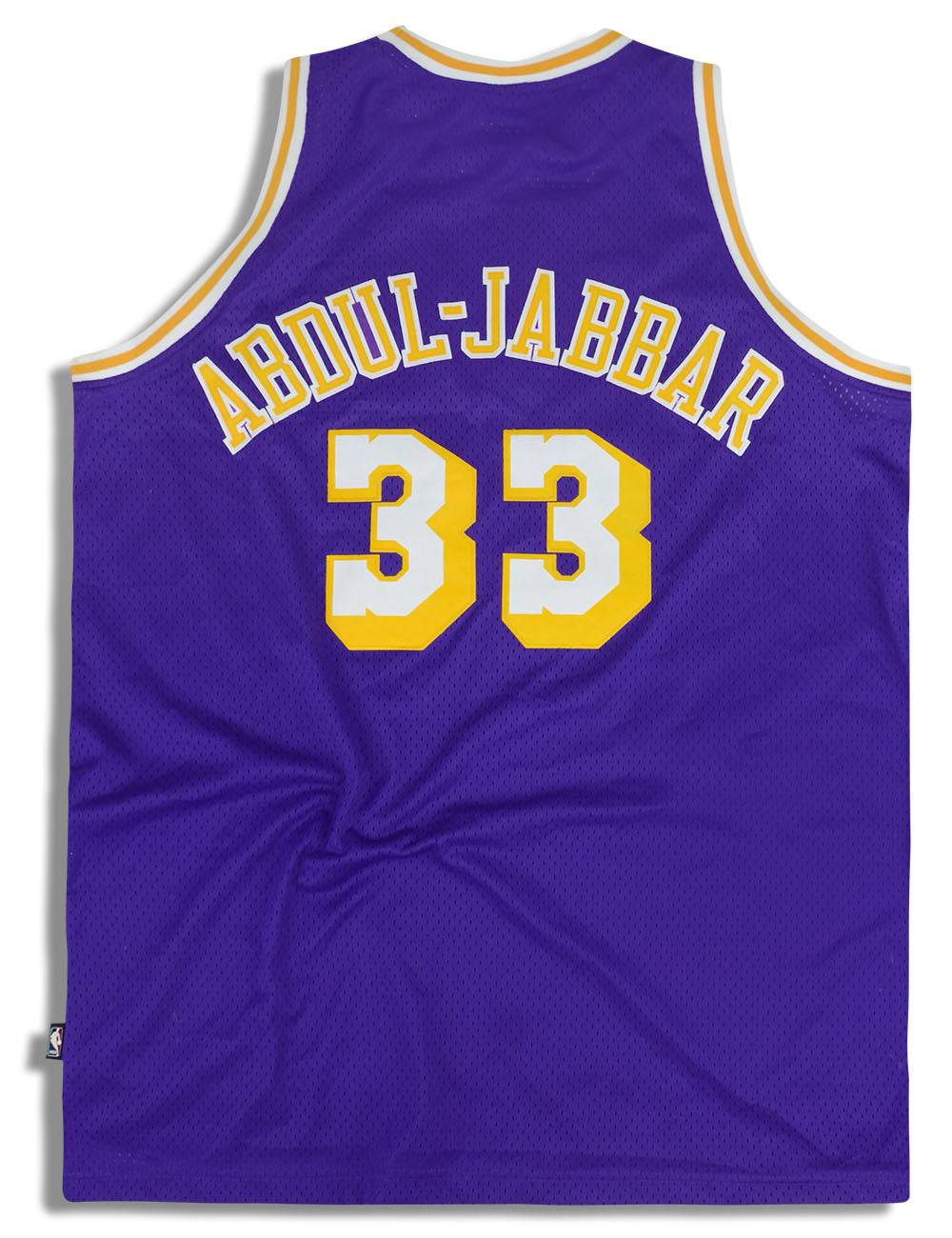 Lakers ABDUL-JABBAR 33 ユニフォームシャツ2XL Lakers ABDUL-JABBAR 33 ユニフォームシャツ2XL