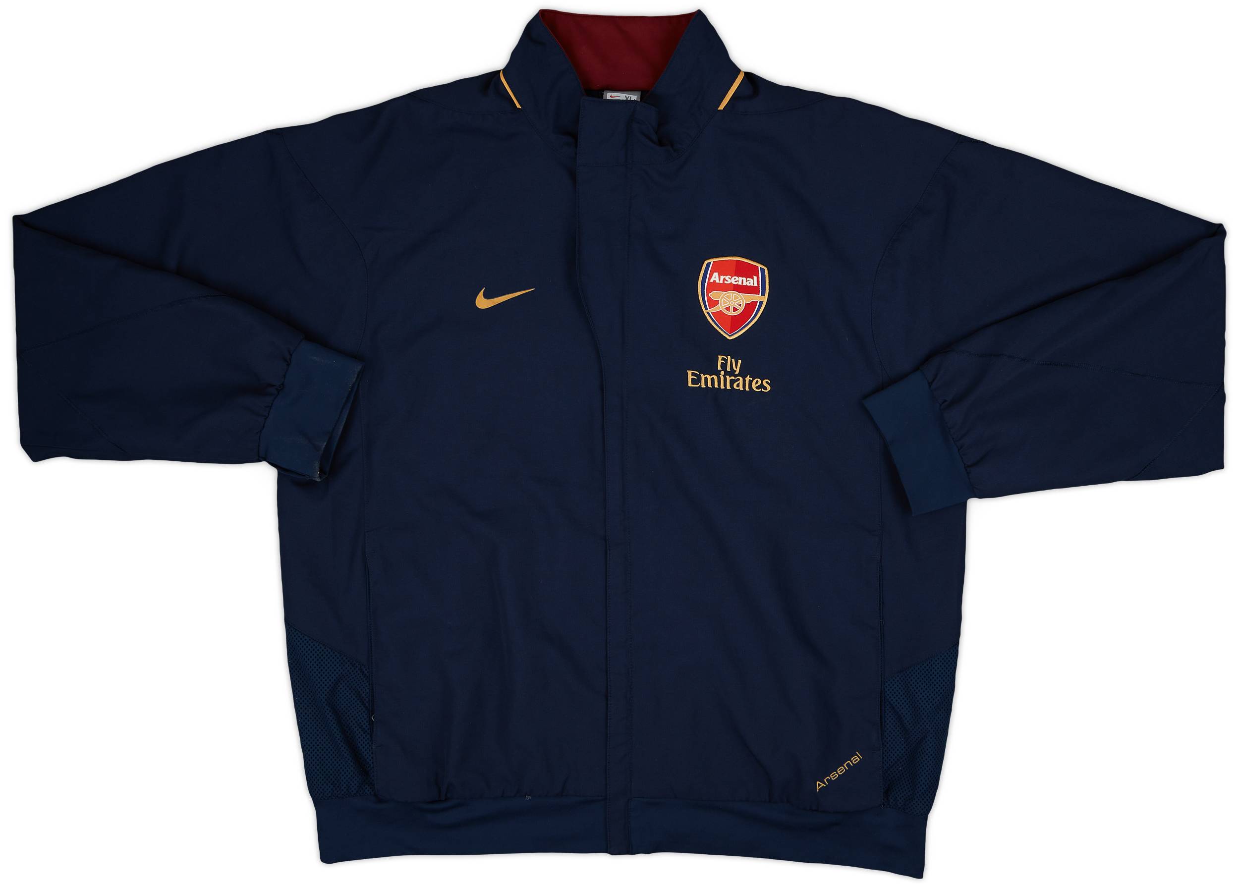2007-08 Arsenal Nike Track Jacket - 9/10 - (XL)