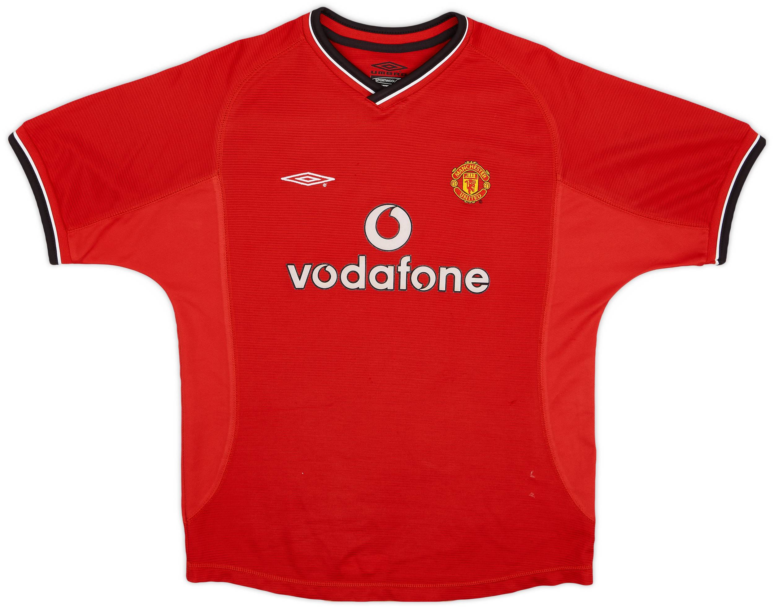 ウェア UMBRO manchester united second uniform 2001-02 Manchester United Umbro Centenary Reversible Away