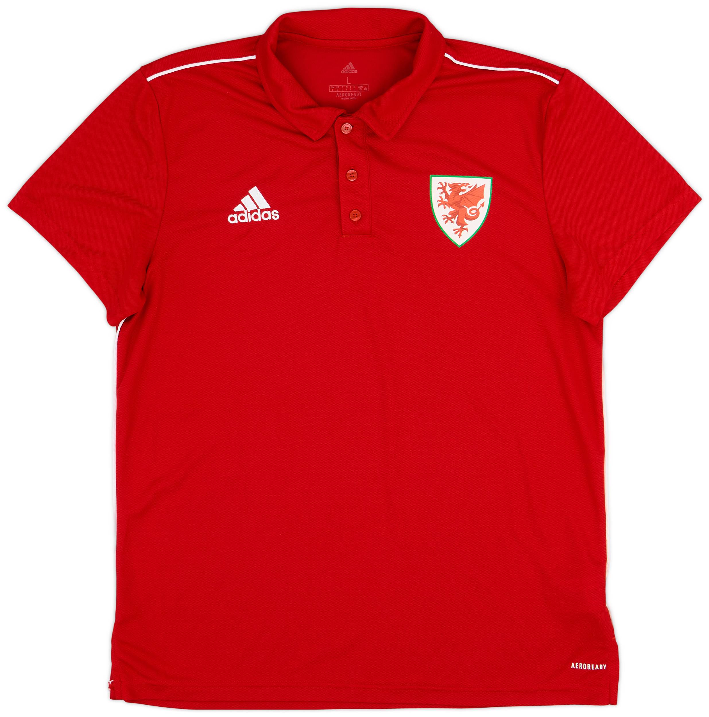 2021 22 Wales adidas Polo Shirt 9 10 L