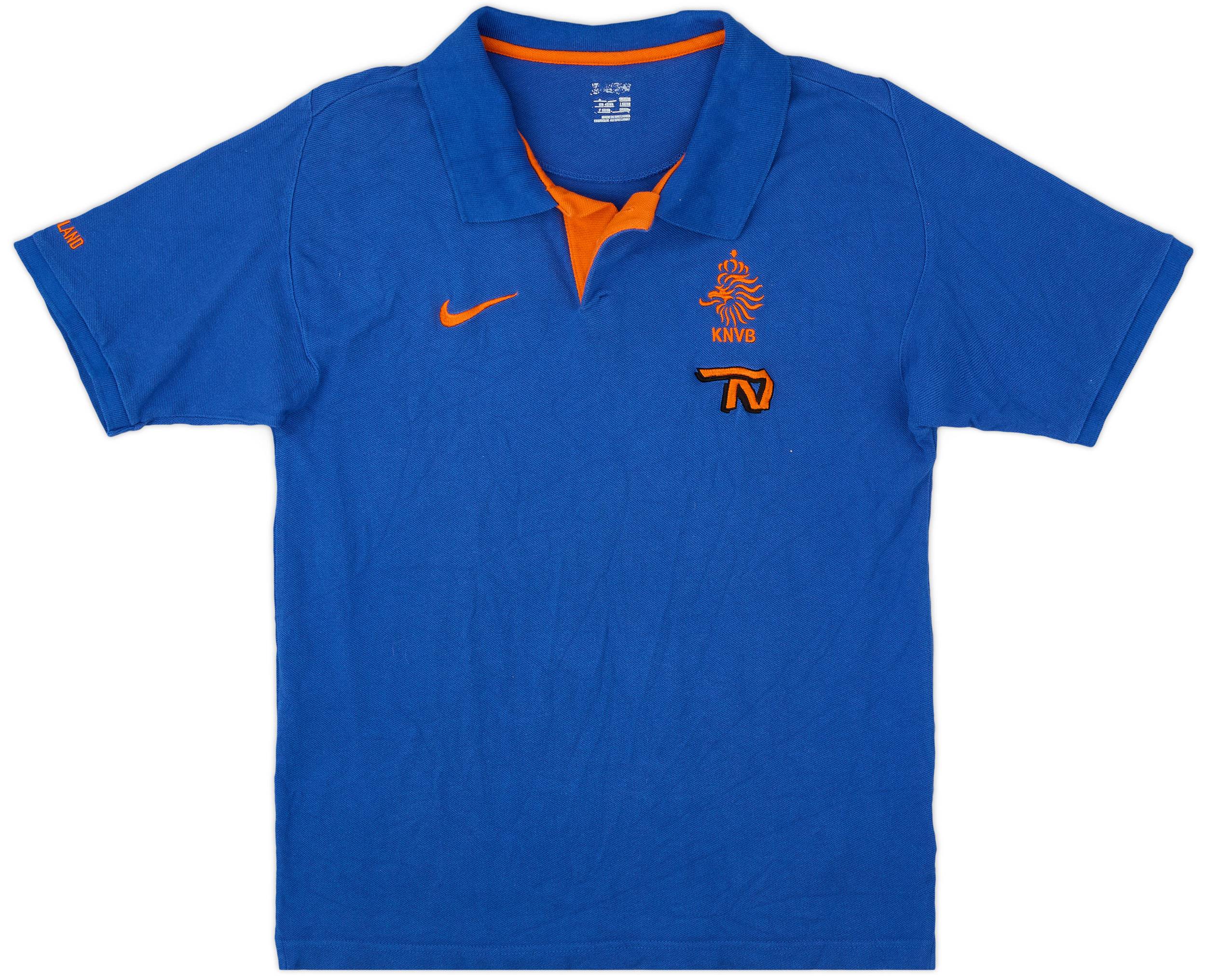 2008-09 Netherlands Nike Polo Shirt - 9/10 - (L)