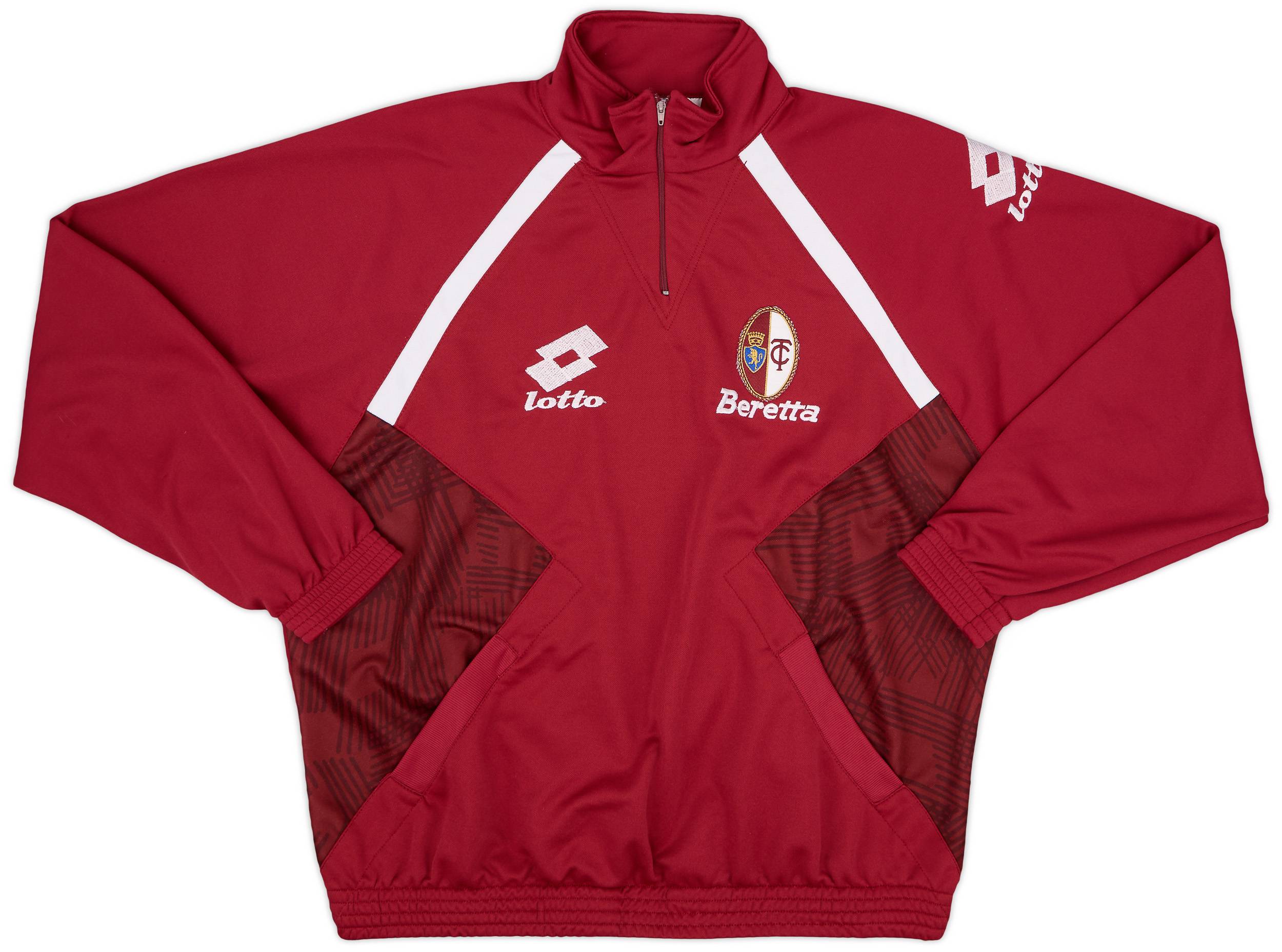1994-95 Torino Lotto 1/4 Zip Track Jacket - 8/10 - (XL)