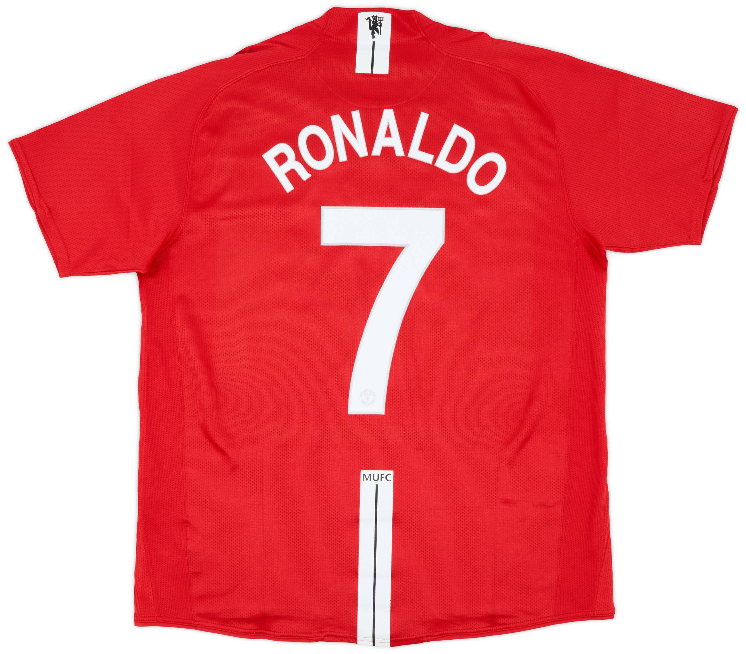 2007-09 Manchester United Home Shirt - 9/10 - (XL)