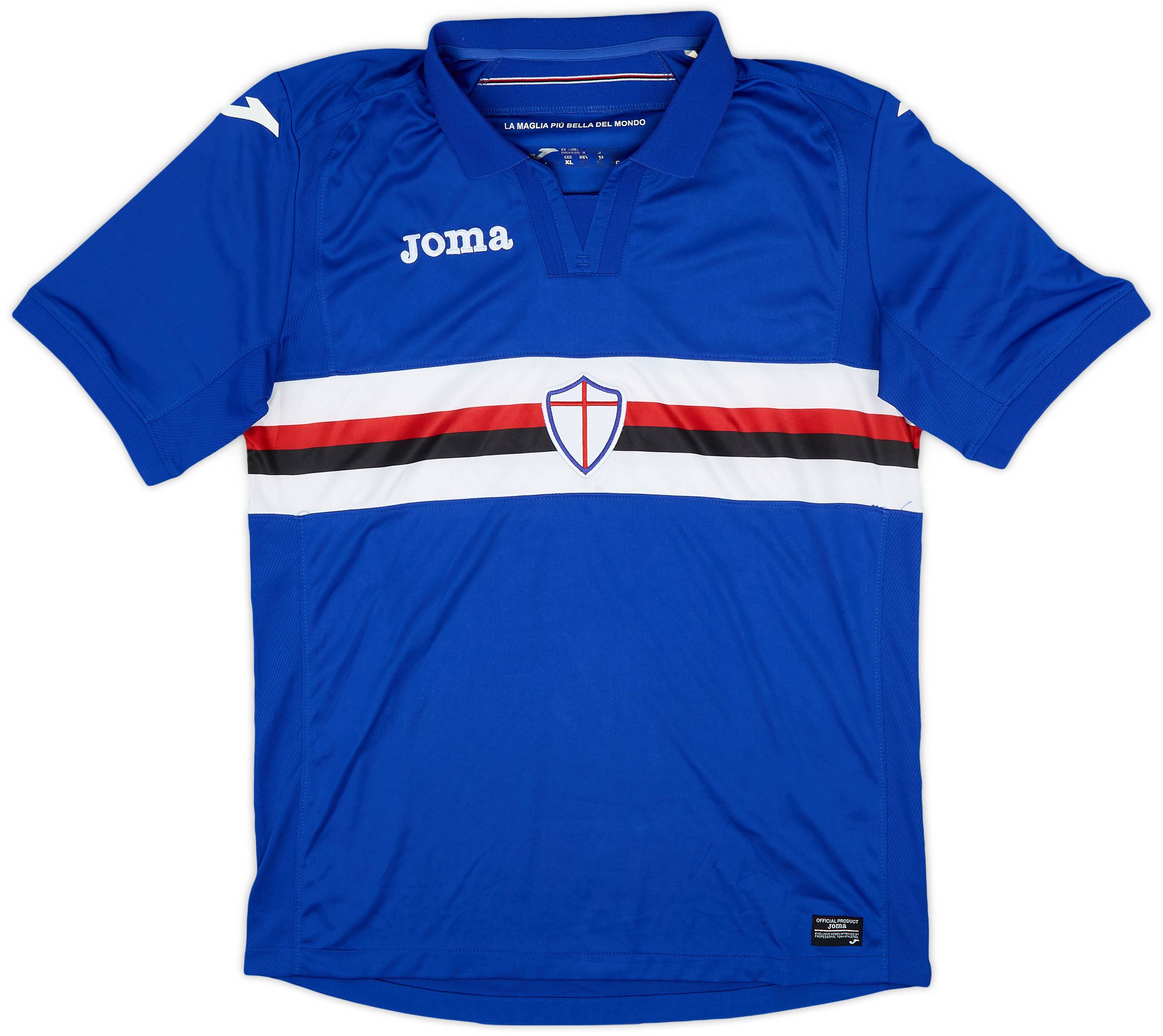 2017-18 Sampdoria Home Shirt - 8/10 - (XL)