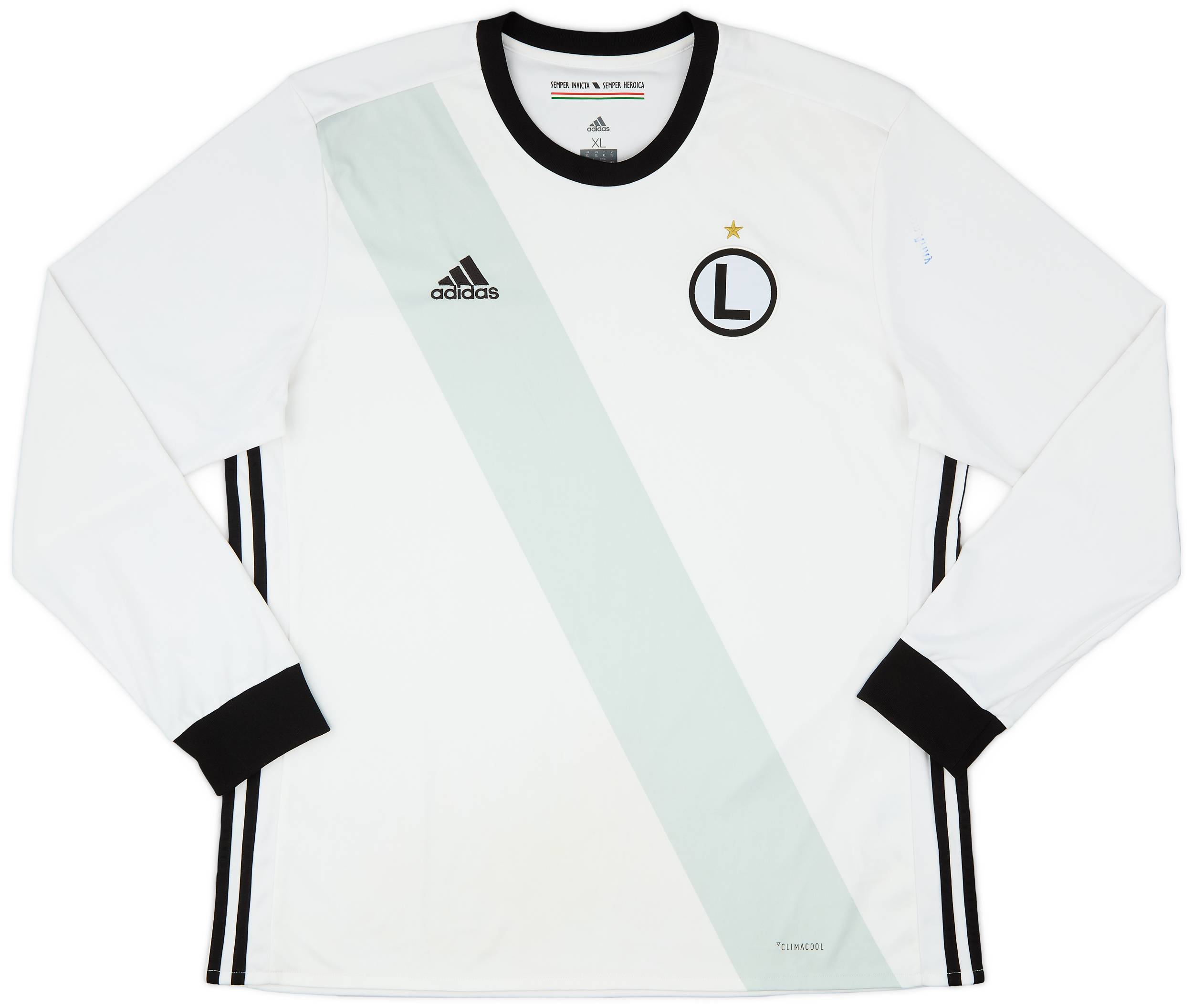 2017-18 Legia Warsaw Home L/S Shirt - 6/10 - (XL)