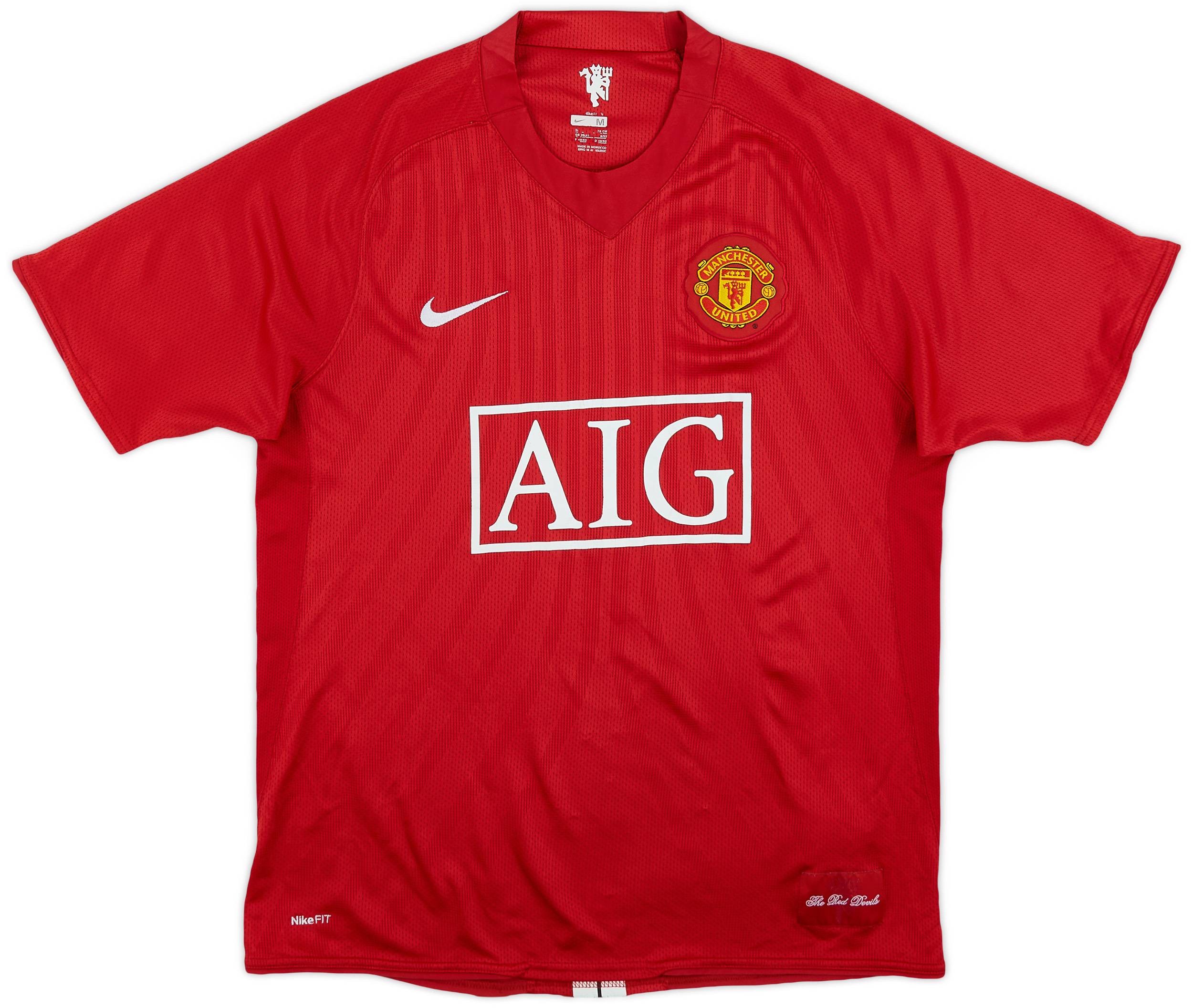 RONALDO 7 赤 シャツ 2006/2007 2006-07 Manchester United Home Shirt Ronaldo #7 - 10/10 - (S)