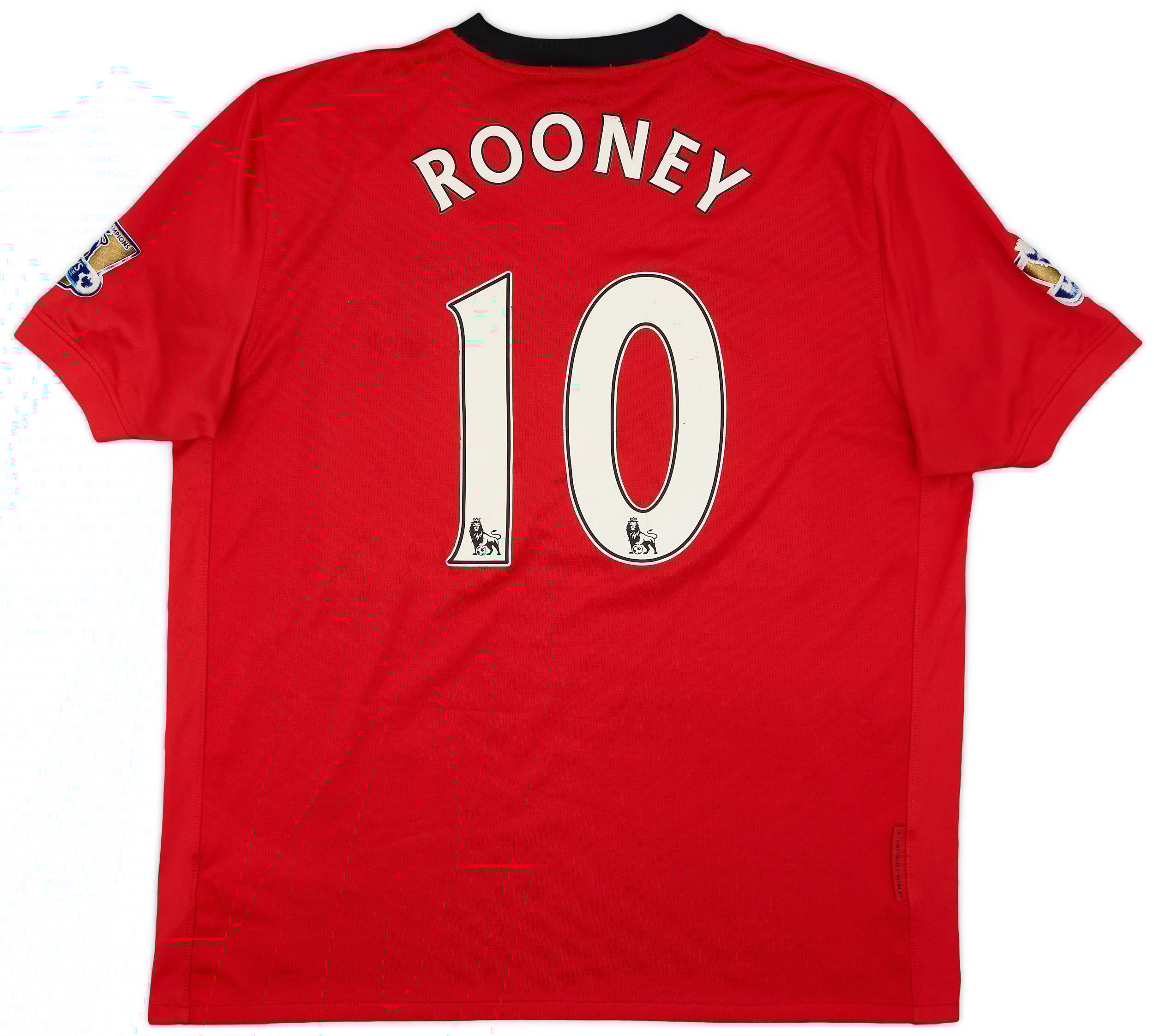 2009-10 Manchester United Home Shirt Rooney #10 - 5/10 - (XL)