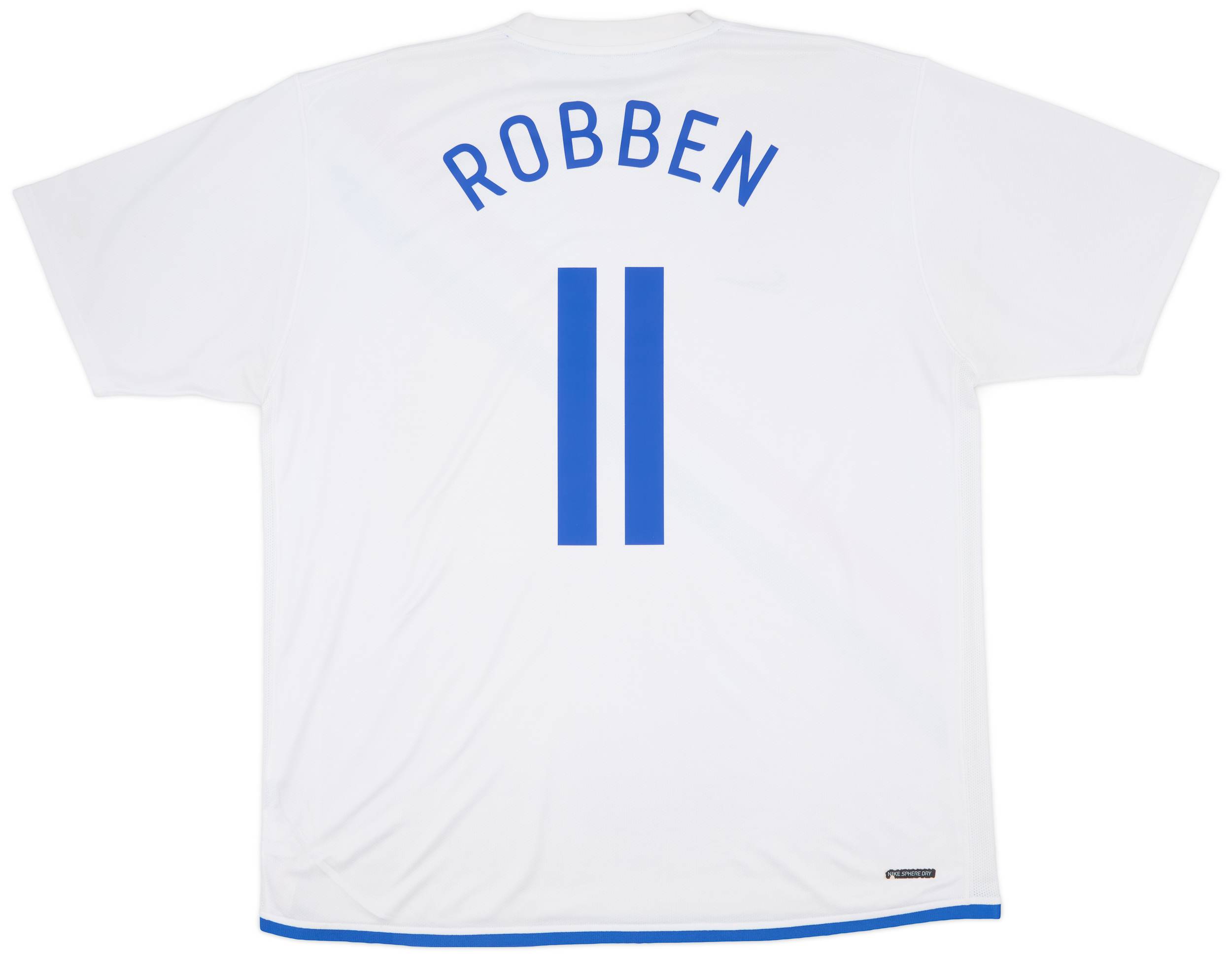 2006-08 Netherlands Away Shirt Robben #11 - 9/10 - (XXL)