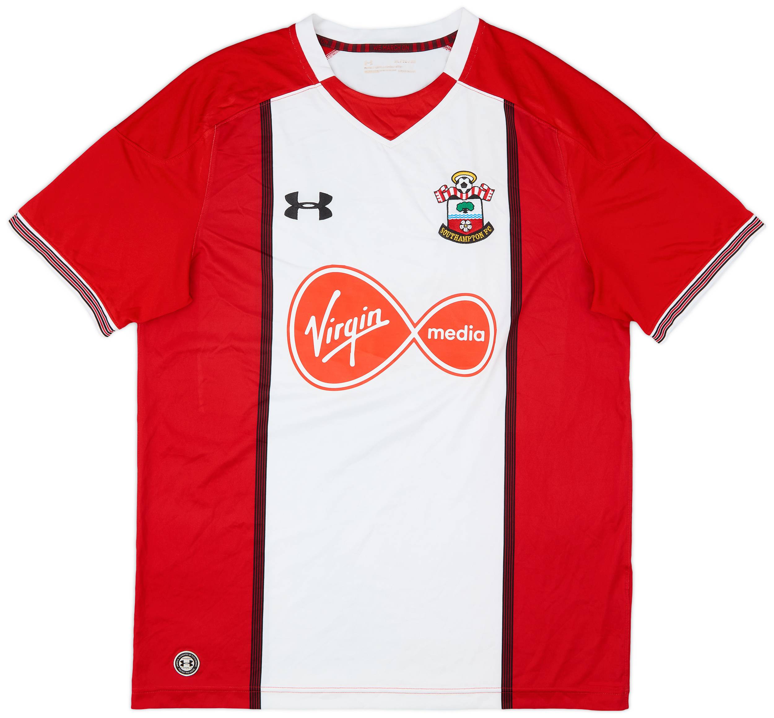2017-18 Southampton Home Shirt - 9/10 - (XL)