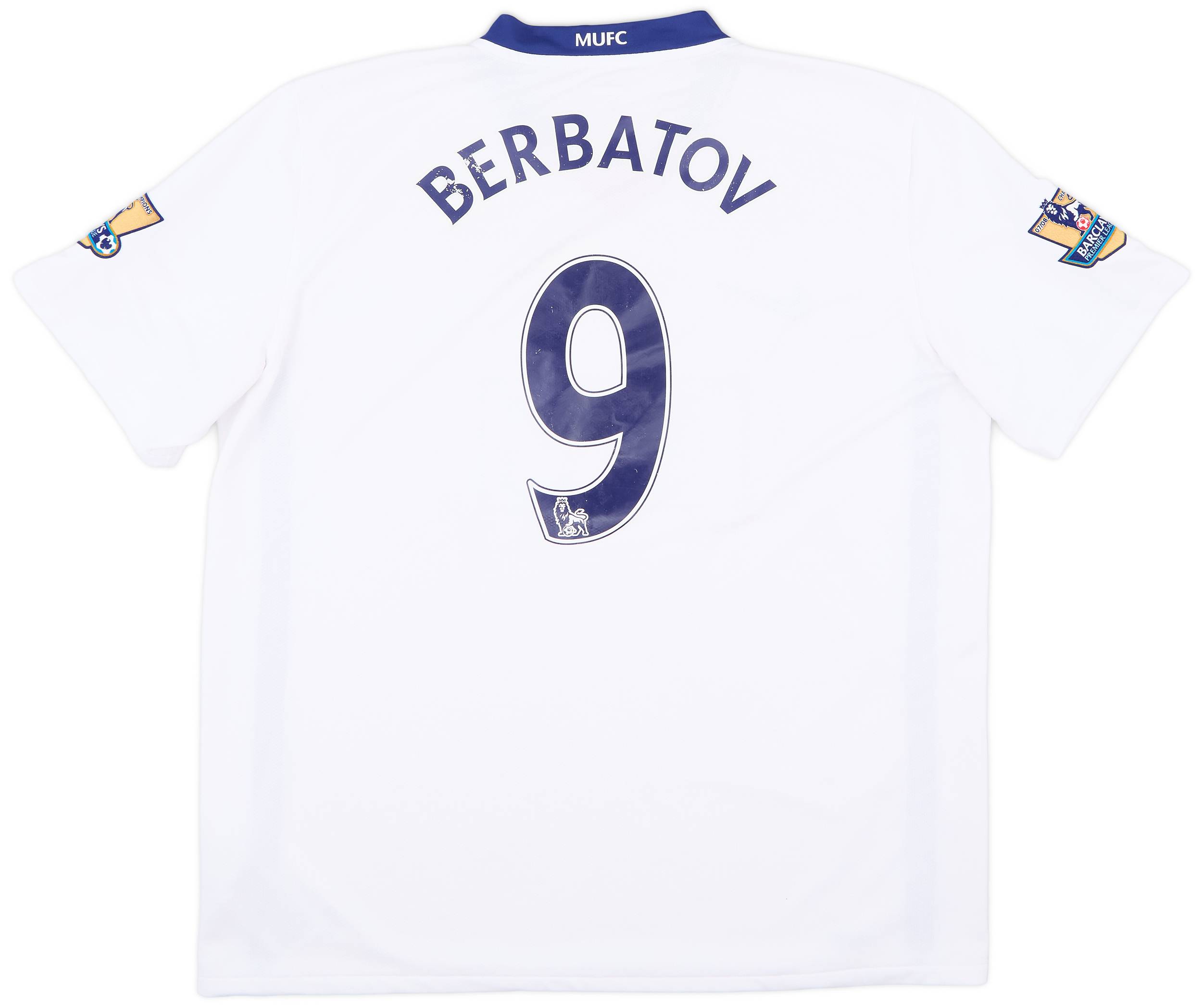 2008-10 Manchester United Away Shirt Berbatov #9 - 5/10 - (XL)