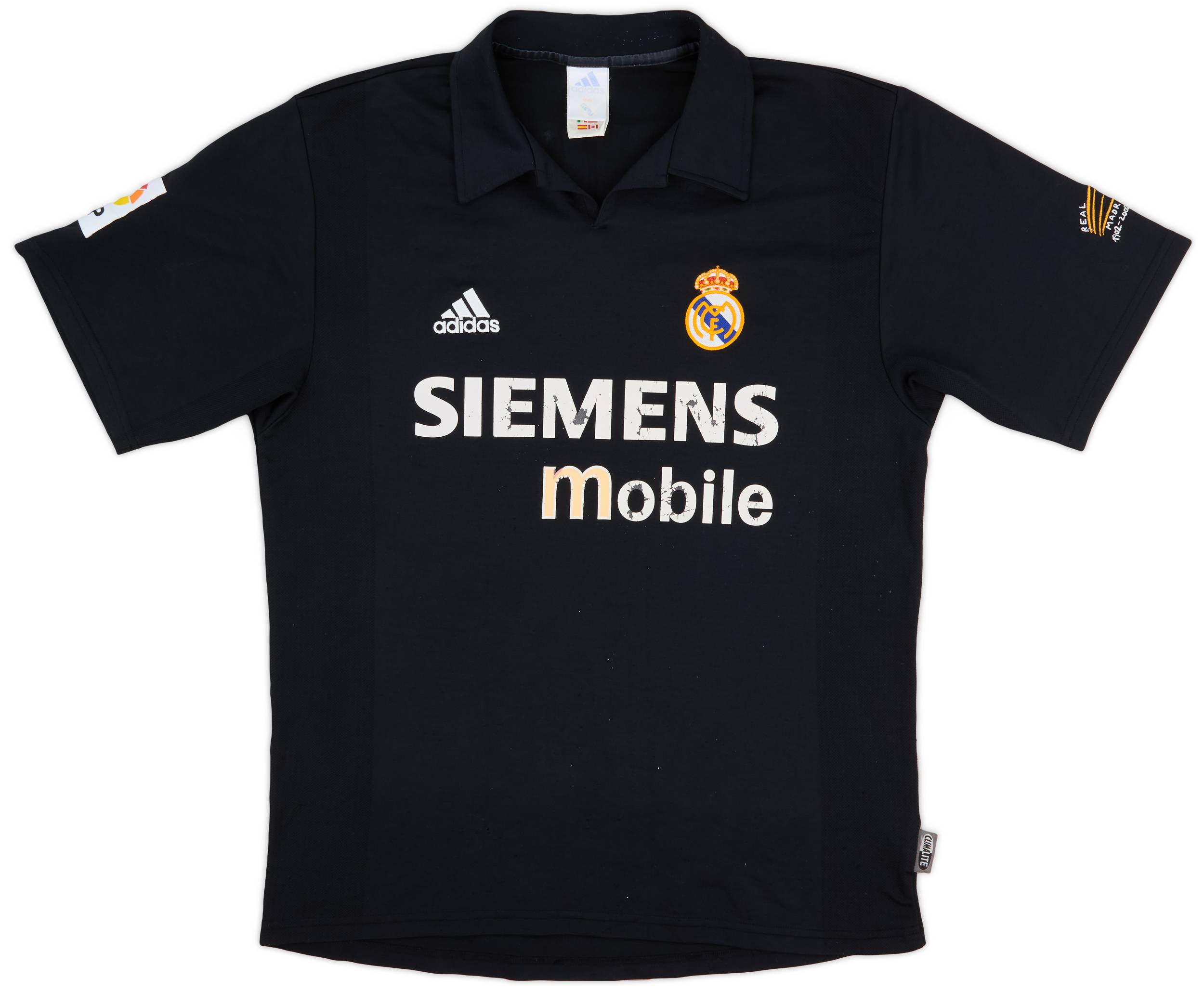 Real Madrid 記念Tシャツ 1902-2002 黒　グティ14番 Real Madrid 記念Tシャツ 1902-2002 黒 グティ14番 - メルカリ