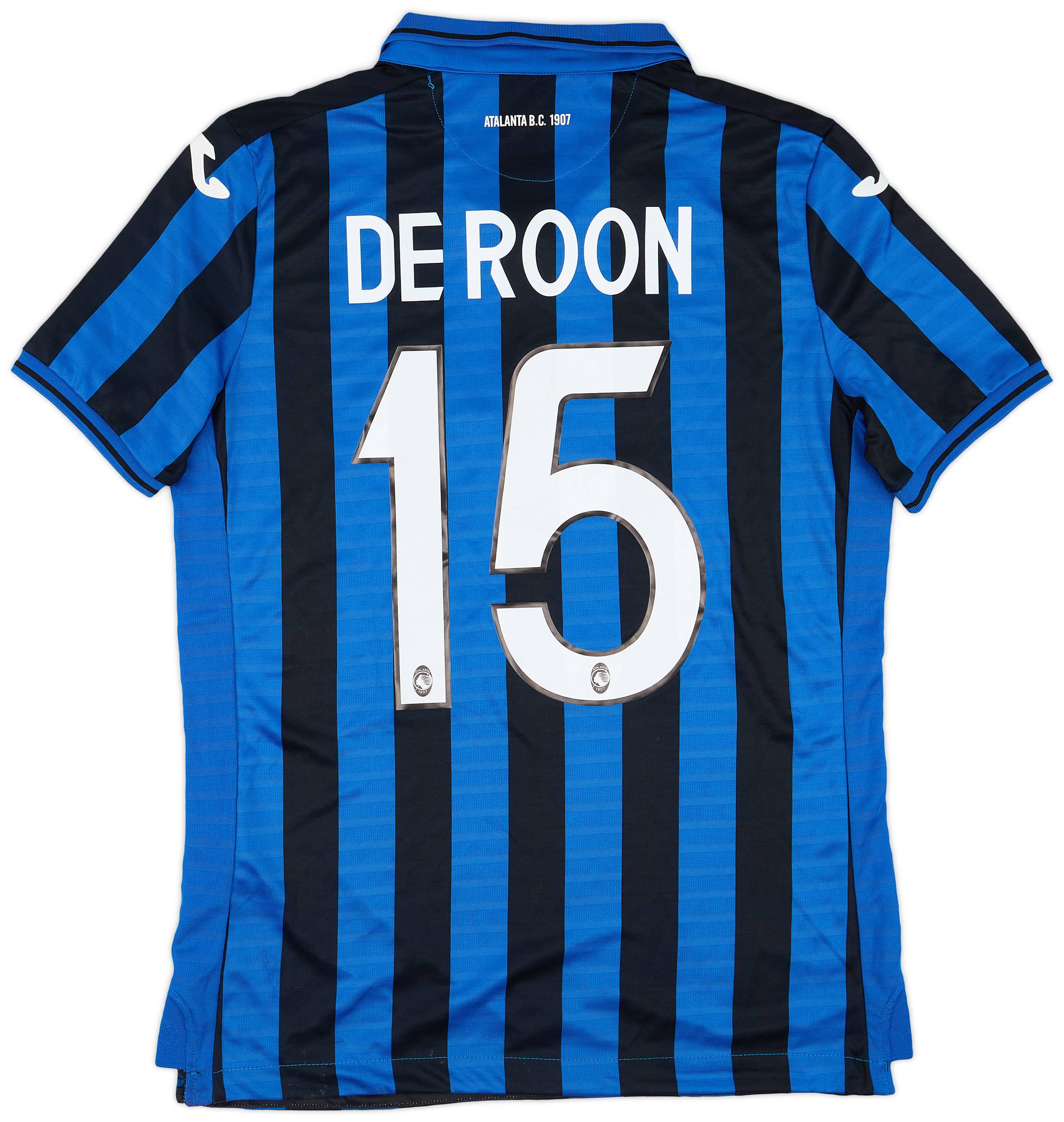 2019 20 Atalanta Home Shirt De Roon 15 5 10 M