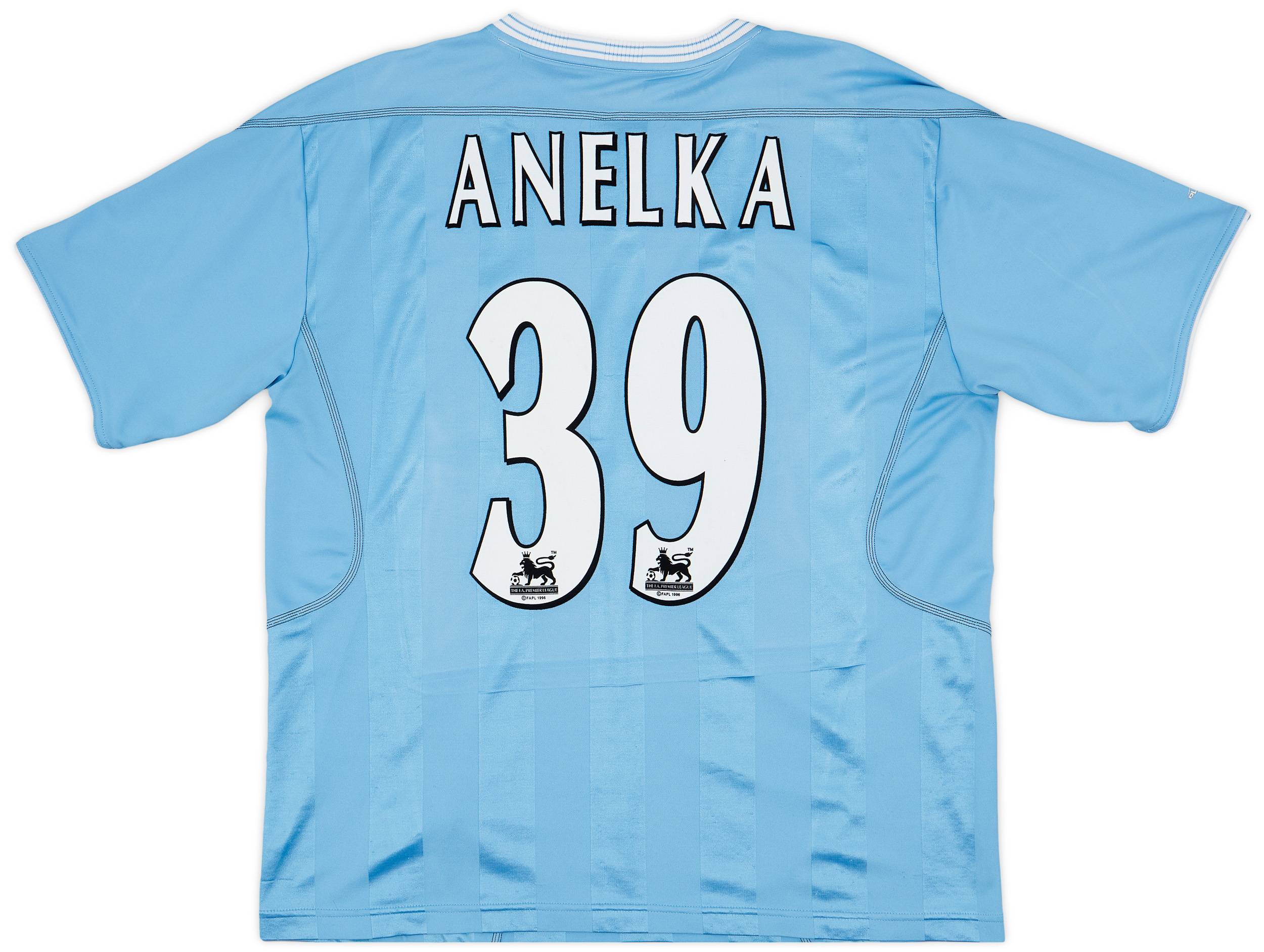 2003-04 Manchester City Home Shirt Anelka #39 - 7/10 - (XL)