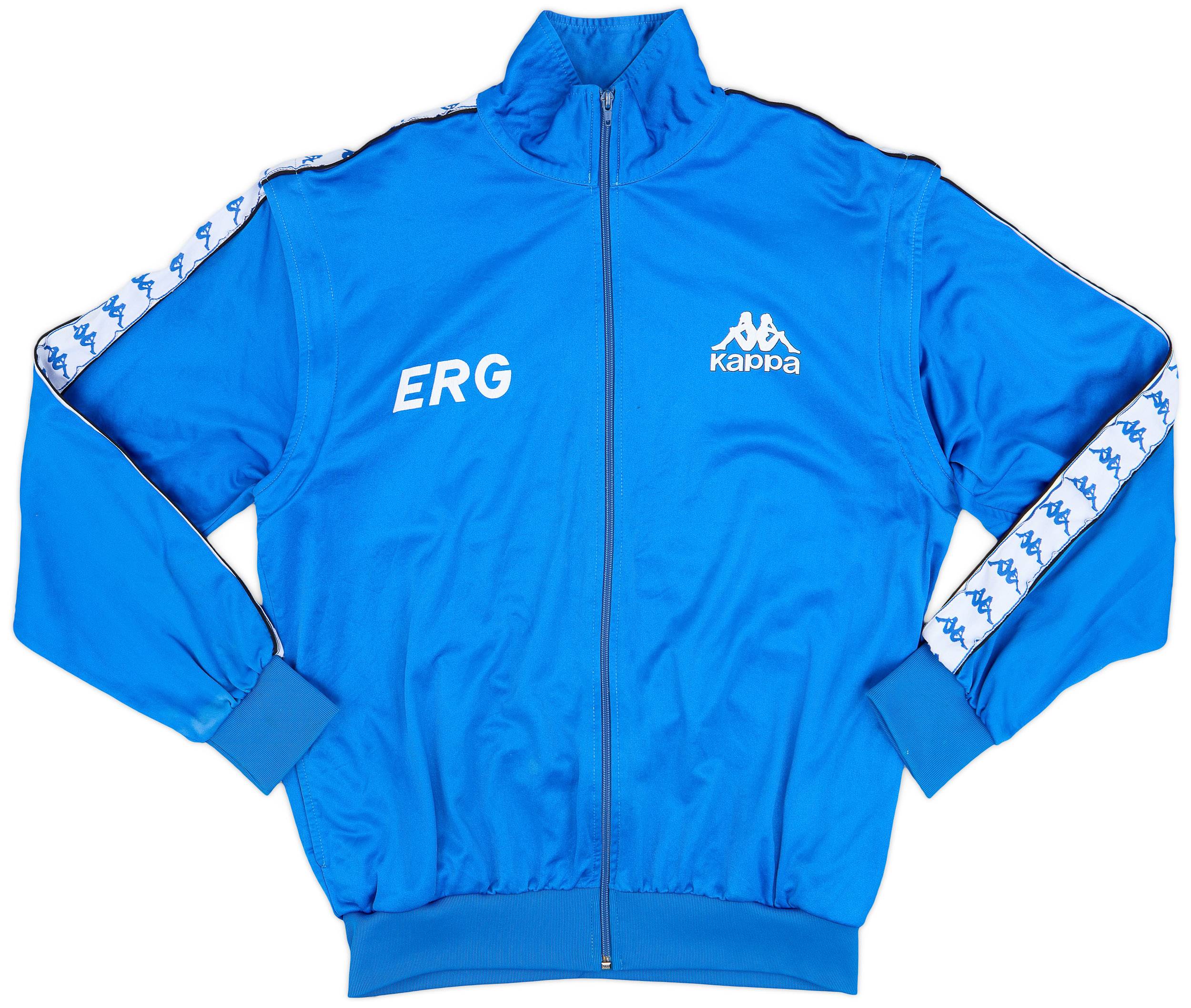 Blue kappa track jacket top