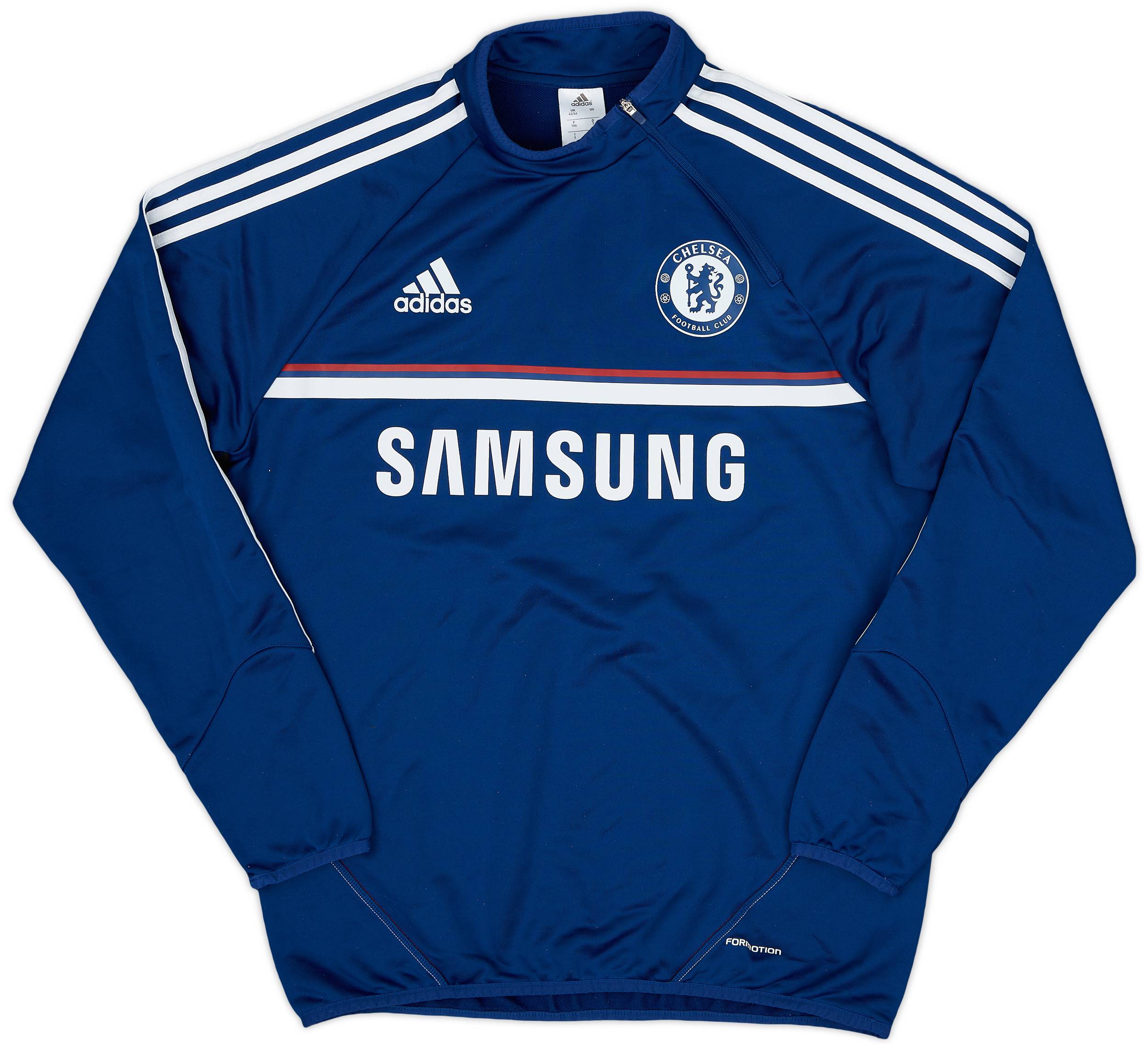 2013-14 Chelsea adidas 1/4 Zip Training Top - 9/10 - (L)