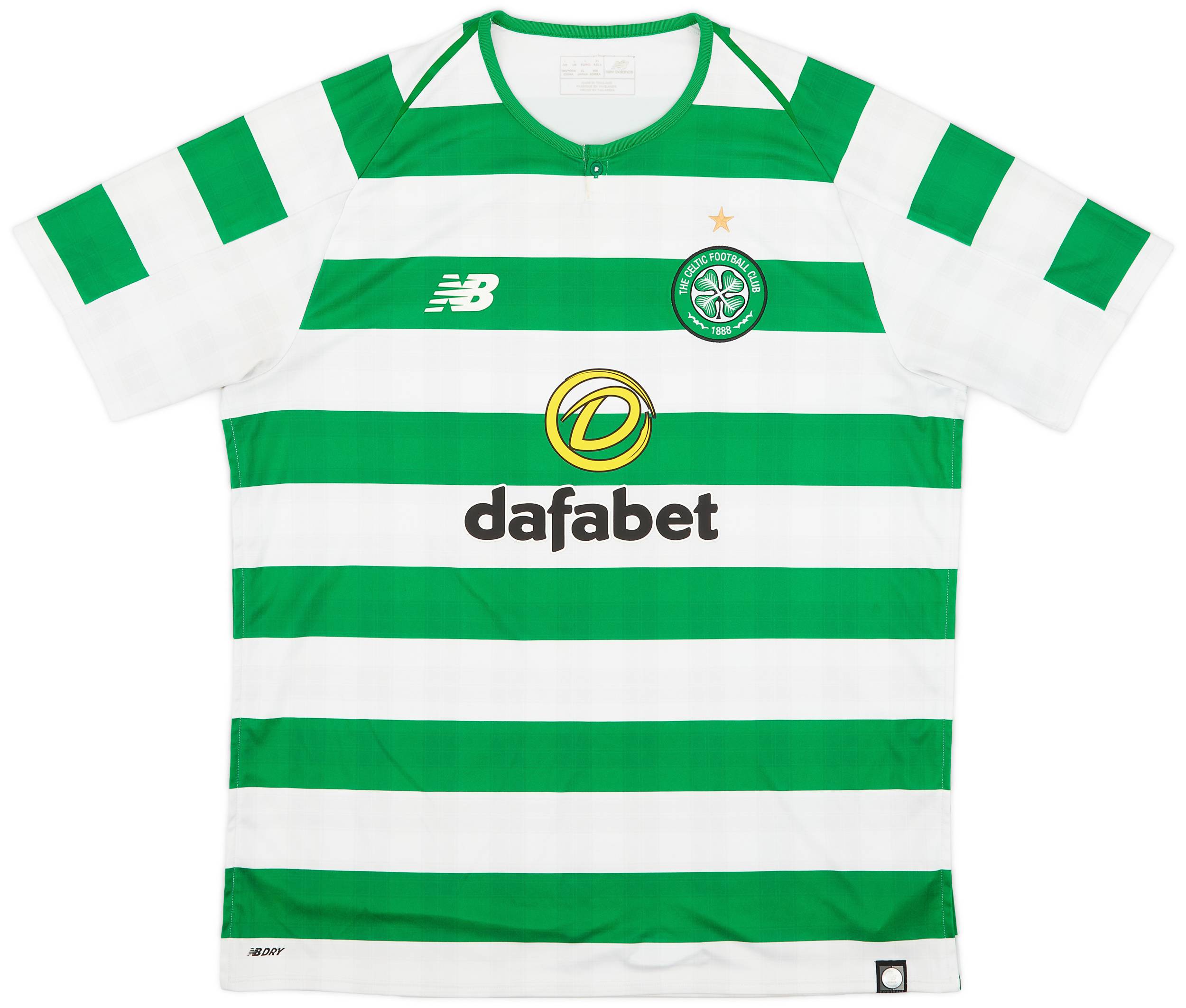 2018-19 Celtic Home Shirt - 7/10 - (L)