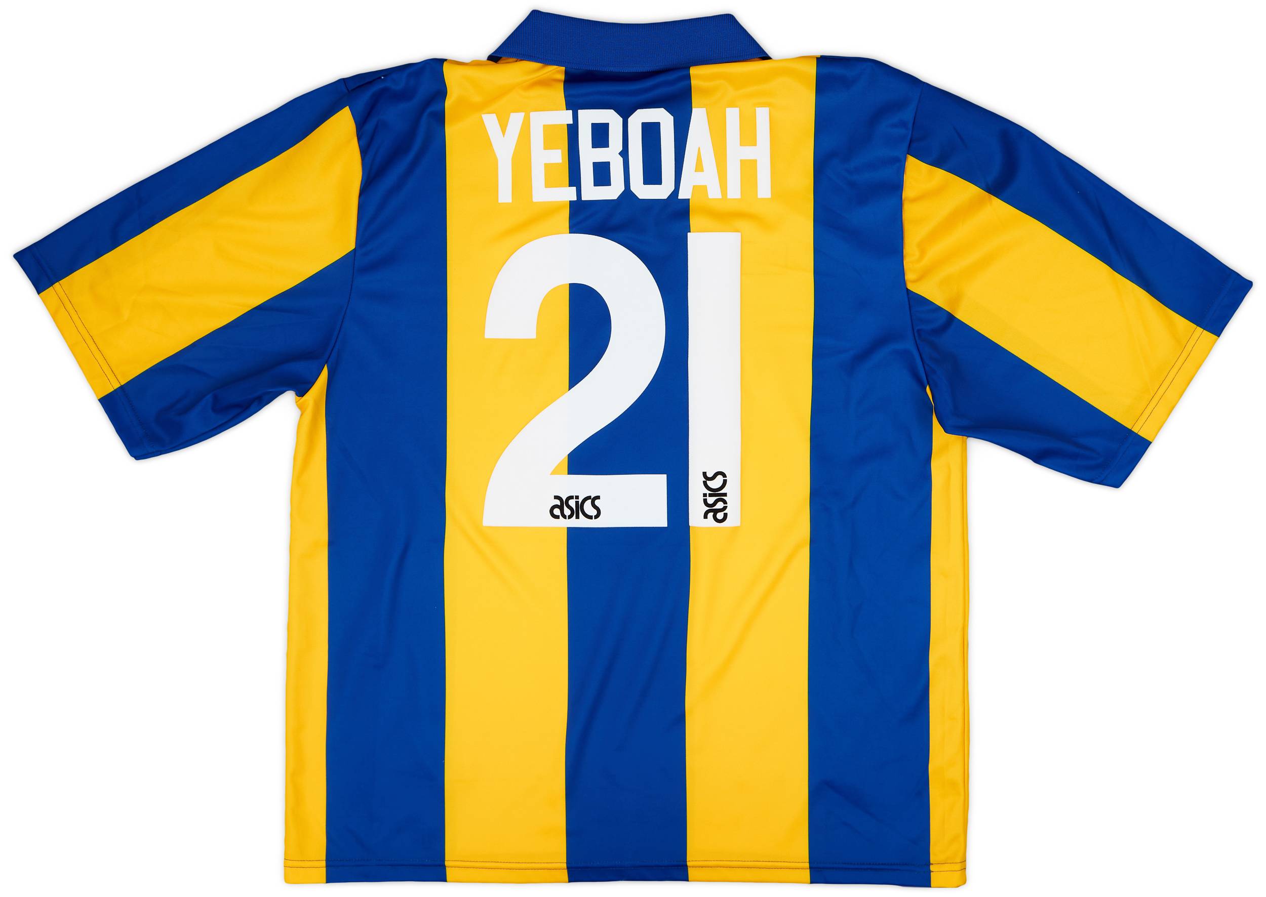 1993-95 Leeds United Away Shirt Yeboah #21 - 8/10 - (XL)