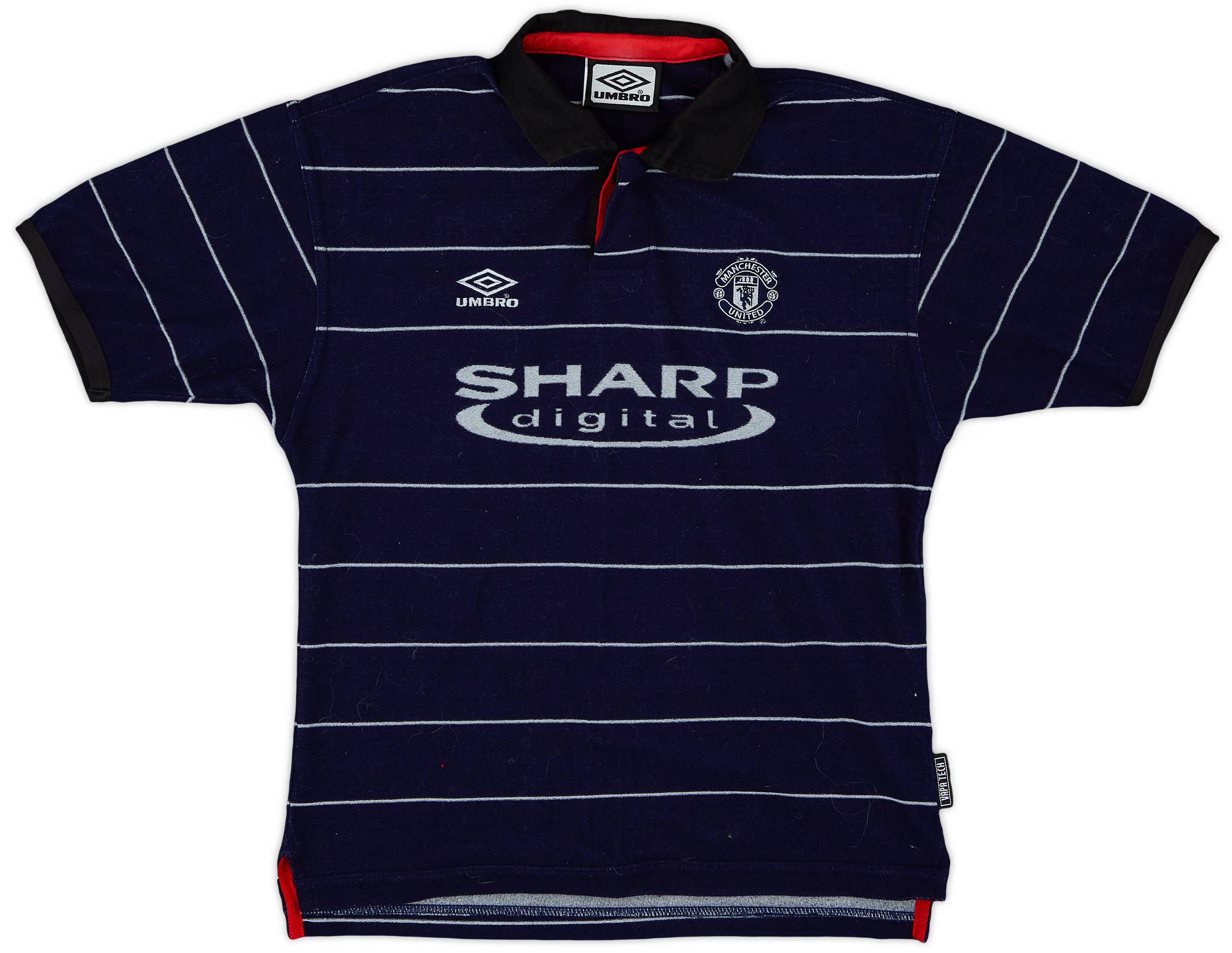 1999-00 Manchester United Away Shirt - 9/10 - (S.Boys)