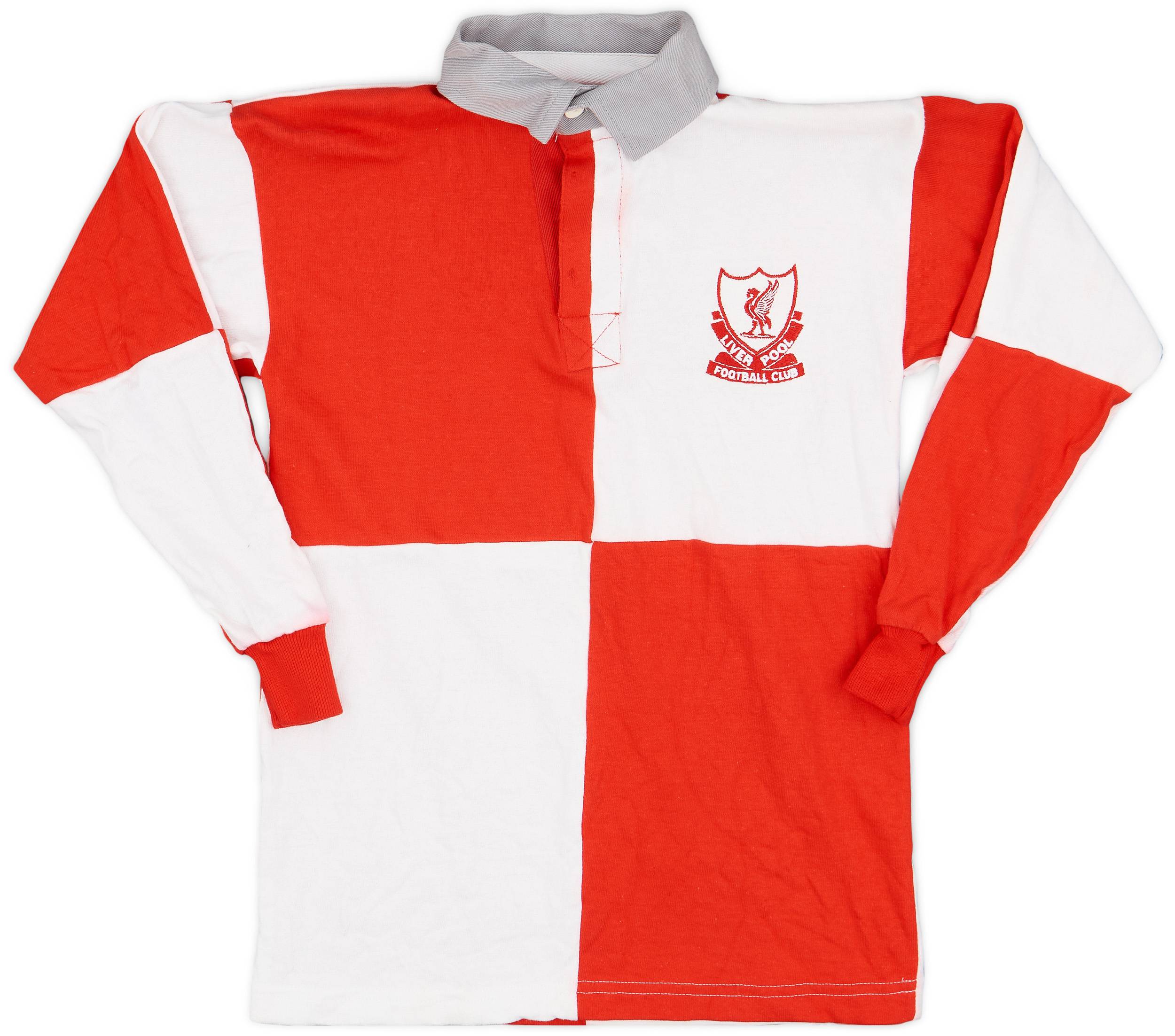 1991-92 Liverpool Rugby Polo Shirt - 7/10 - (S.Boys)