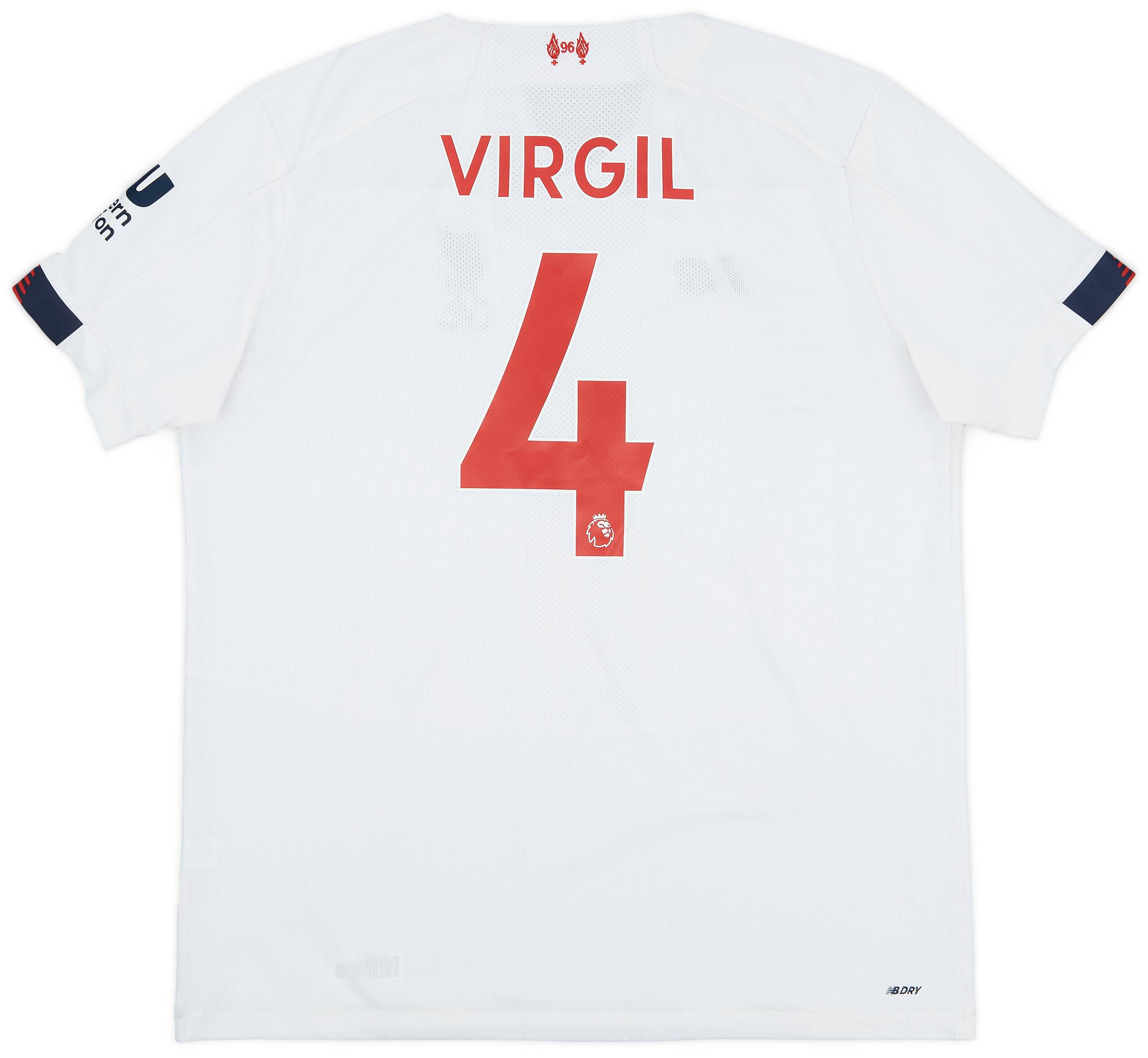 2019-20 Liverpool Away Shirt Virgil #4 - 8/10 - (XL)