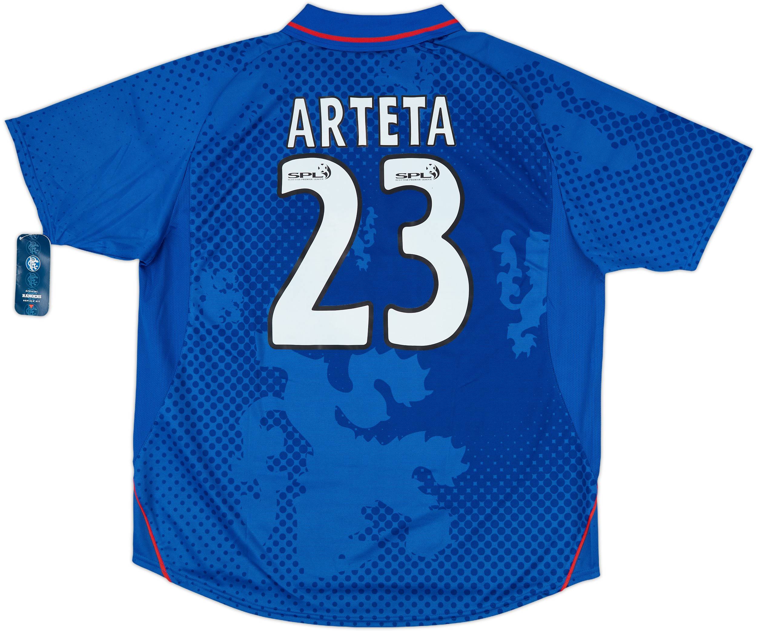 2002-03 Rangers Home Shirt Arteta #23 (XL)