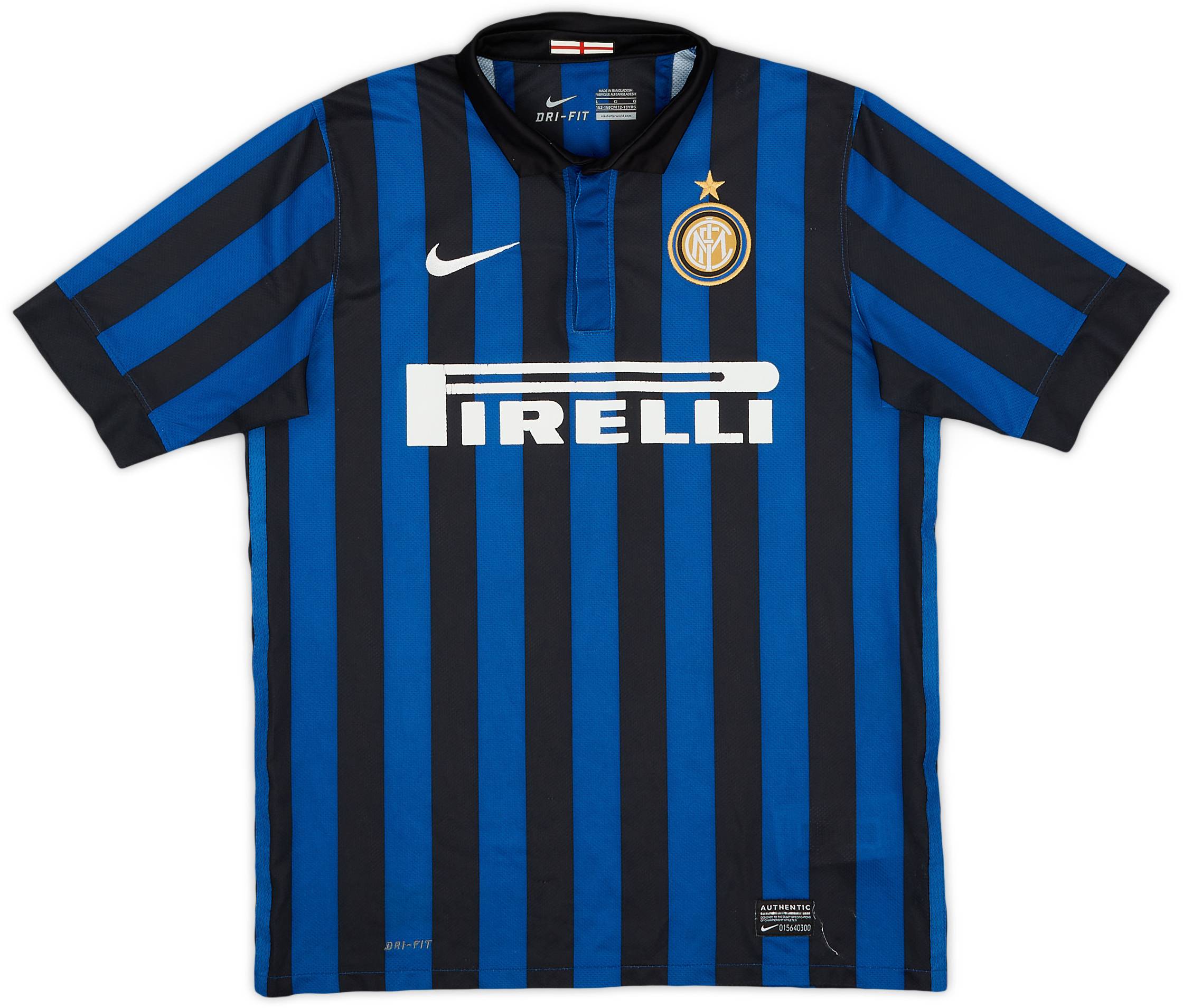 2011-12 Inter Milan Home Shirt - 7/10 - (L.Boys)