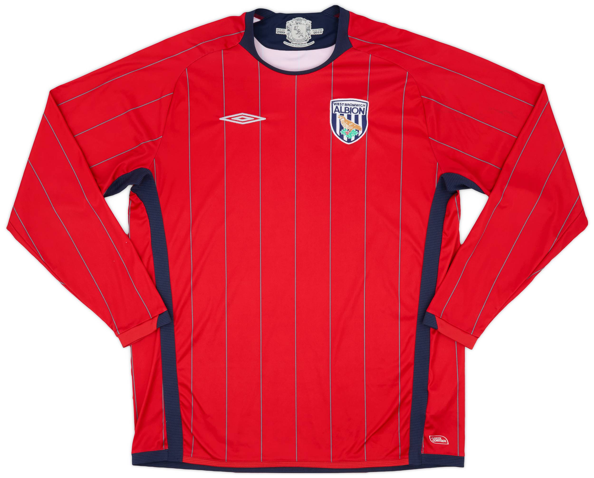 2009-10 West Brom Away L/S Shirt - 7/10 - (XL)