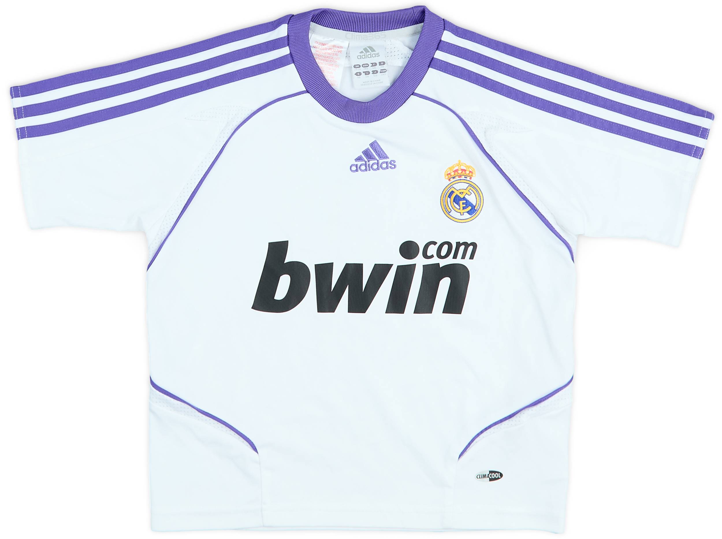 2007-08 Real Madrid Home Shirt - 6/10 - (5-6 Years)