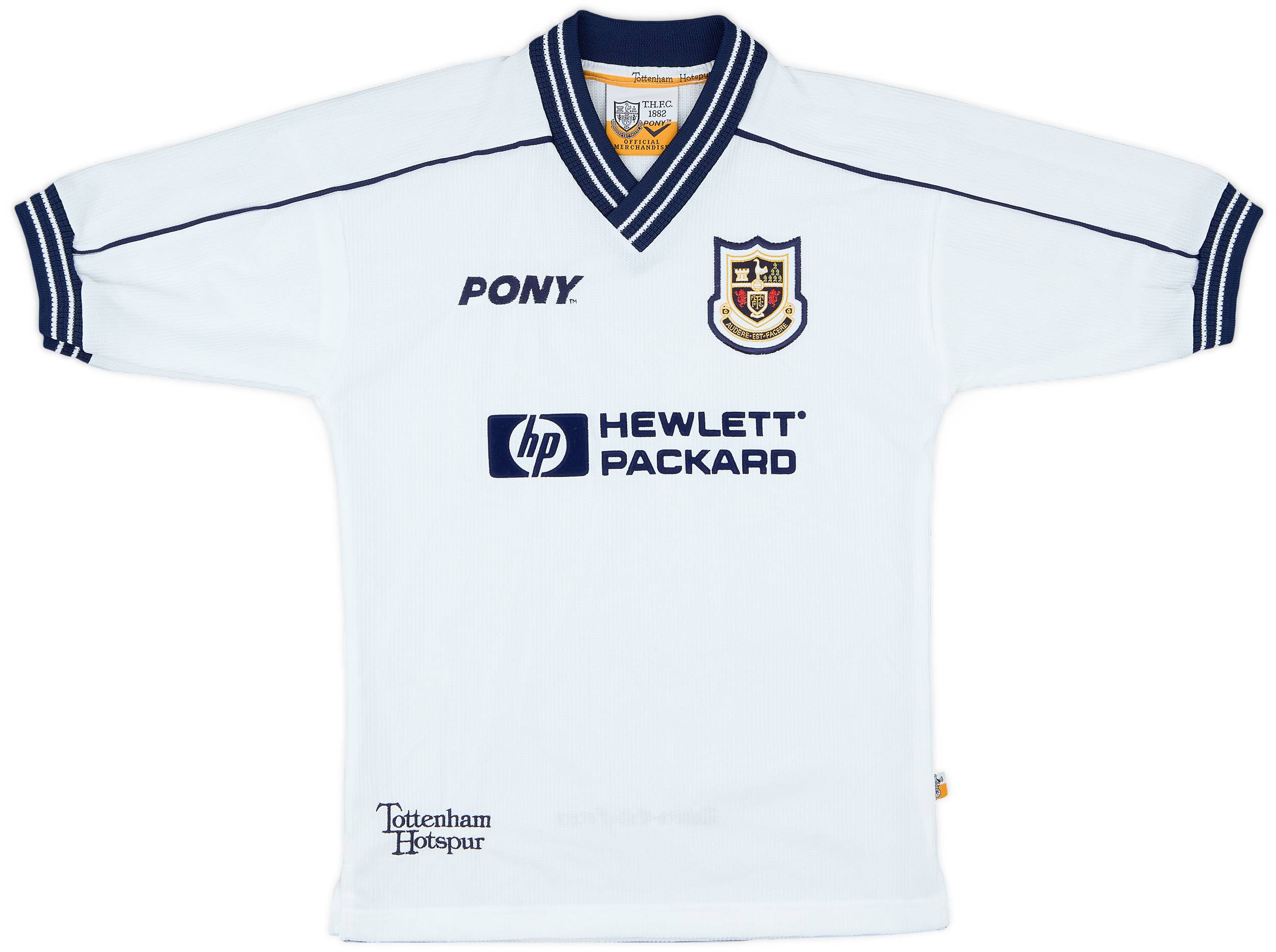 1997-99 Tottenham Home Shirt - 9/10 - (L.Boys)