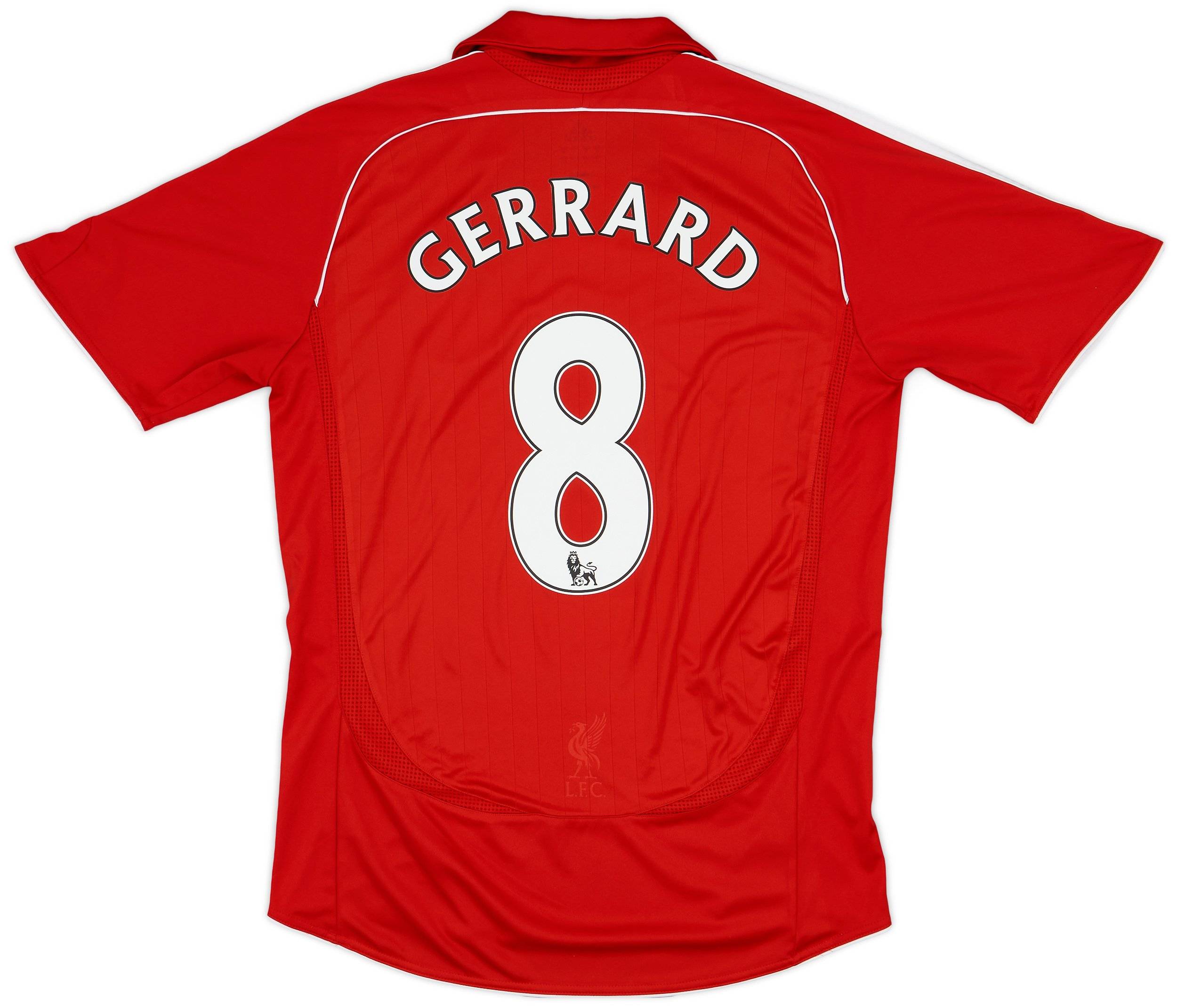 2006-08 Liverpool Home Shirt Gerrard #8 - 6/10 - (S)
