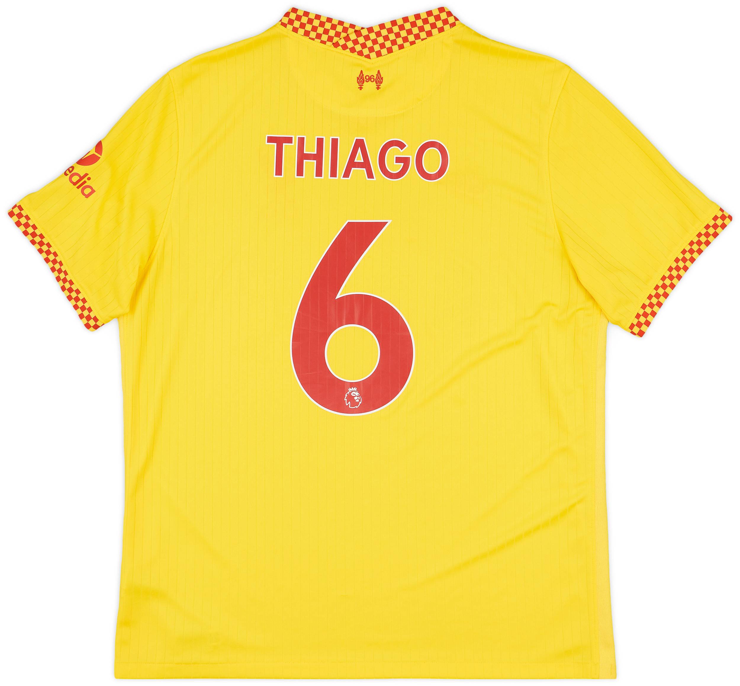 2021-22 Liverpool Third Shirt Thiago #6 - 8/10 - (XL)
