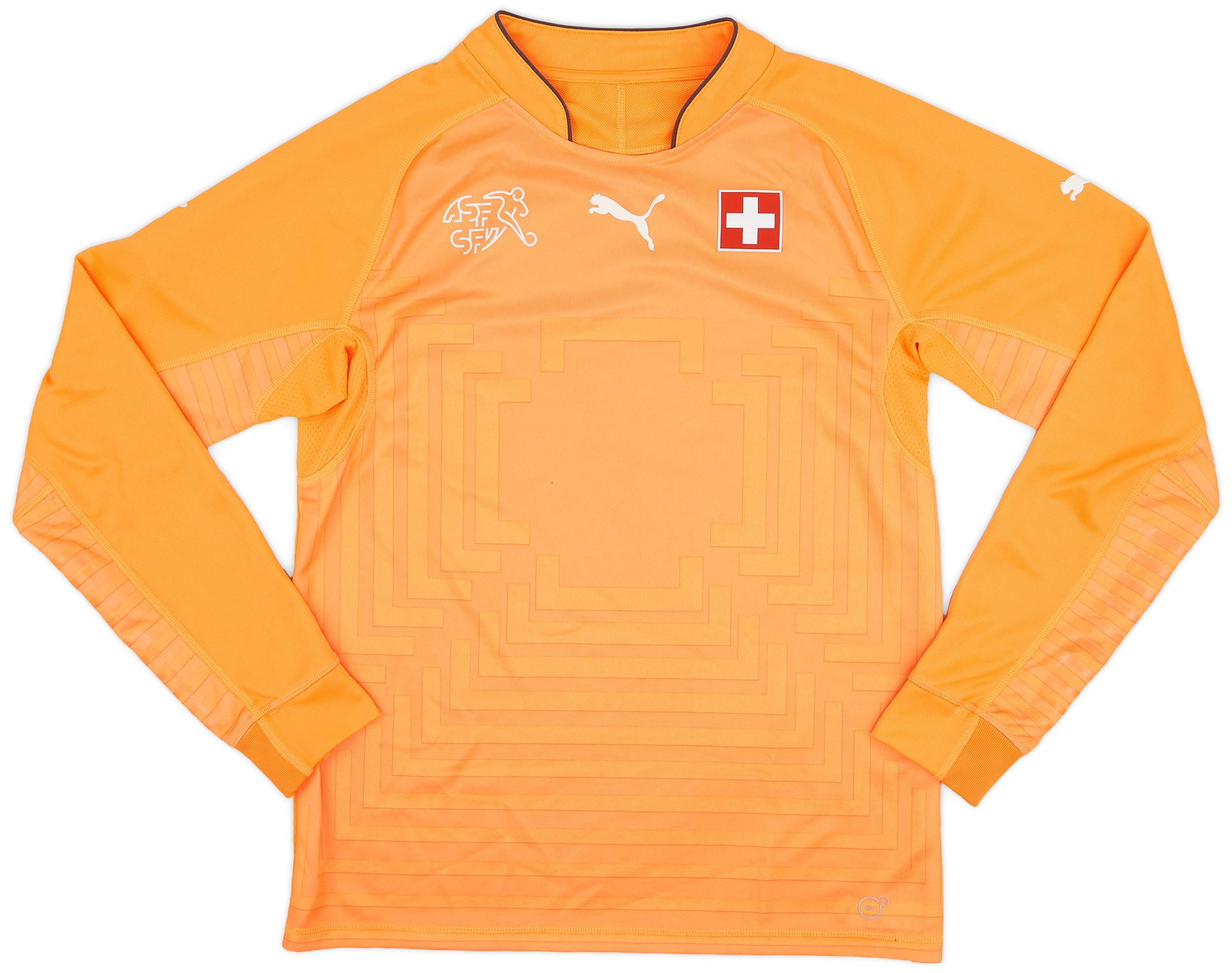 2014-16 Switzerland GK L/S Shirt - 9/10 - (M)