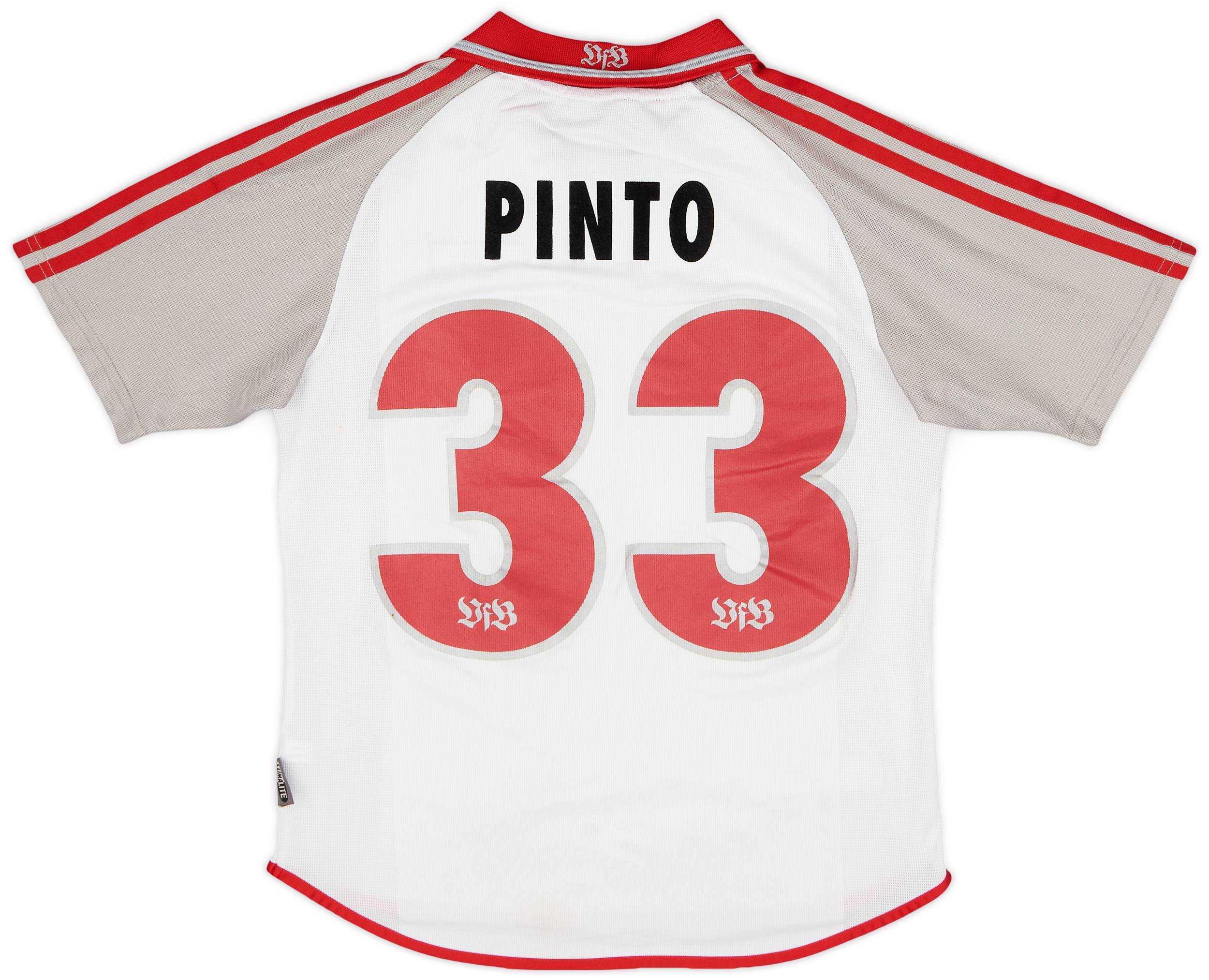 2000-02 Stuttgart Home Shirt Pinto #33 - 7/10 - (XL.Boys)