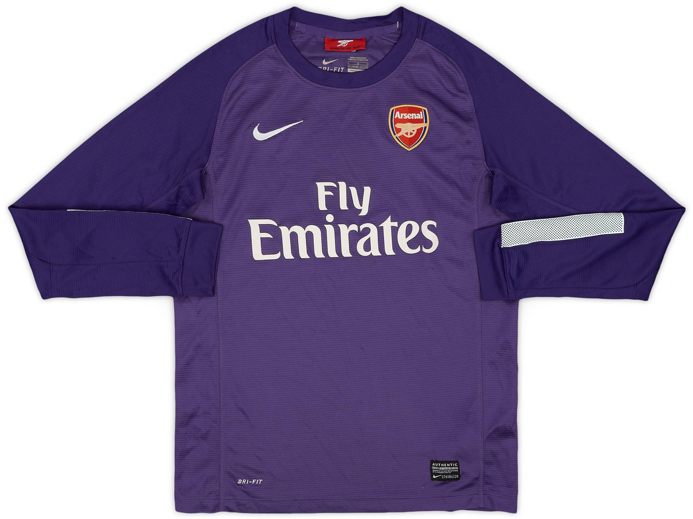 2013-14 Arsenal GK Shirt - 8/10 - (L.Boys)