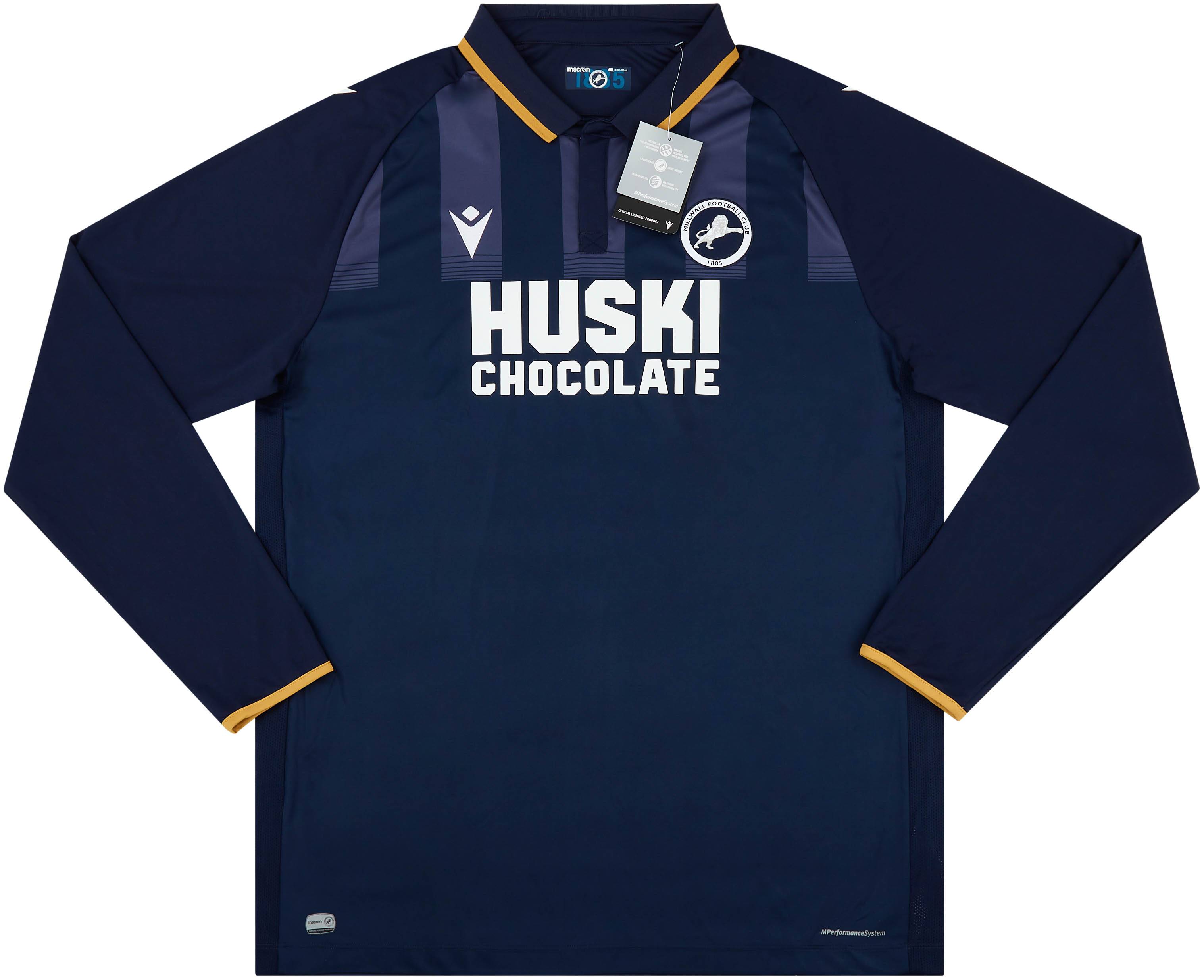2021-22 Millwall Home L/S Shirt (4XL)