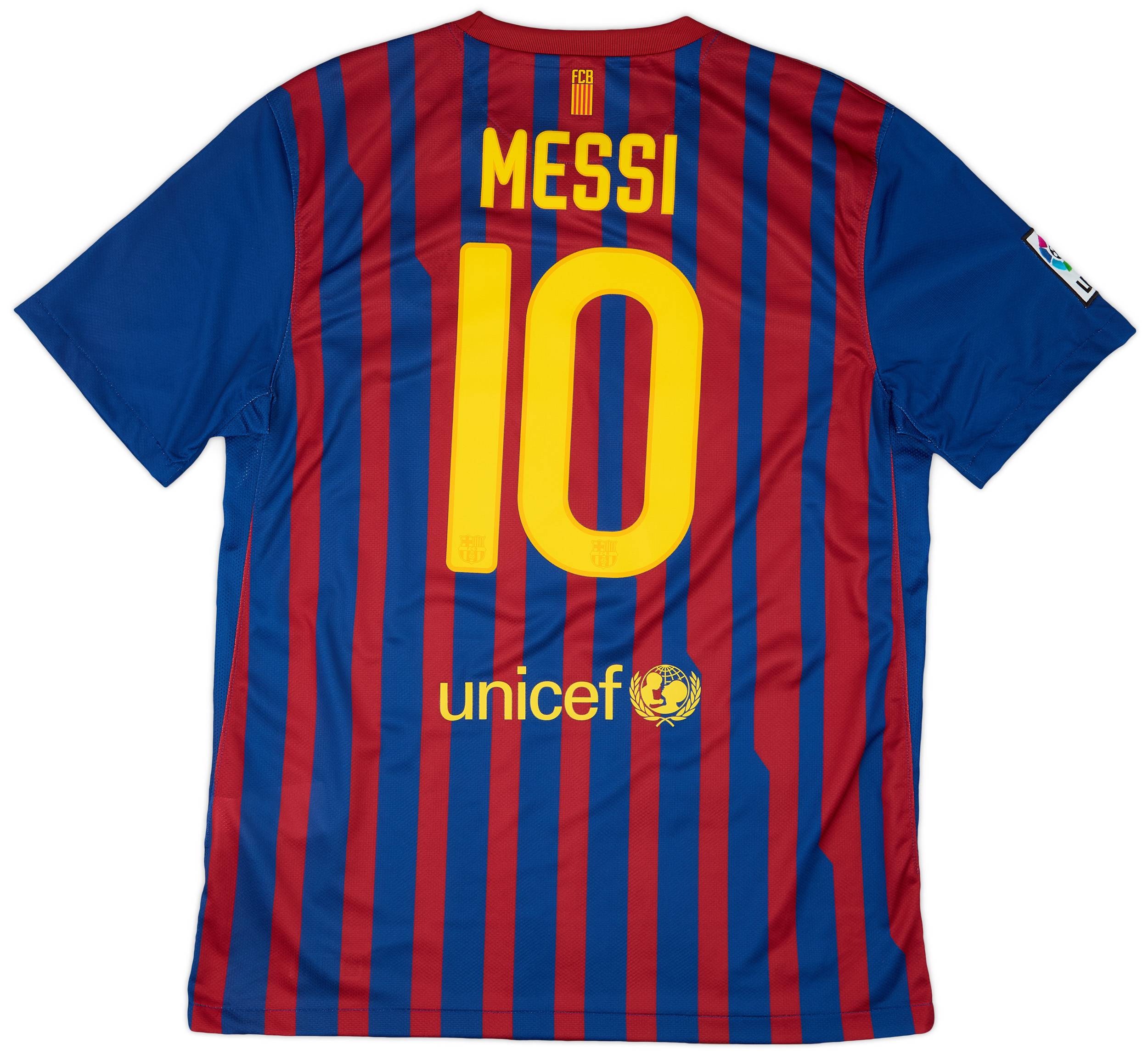 2011-12 Barcelona Home Shirt Messi #10 - 9/10 - (L)
