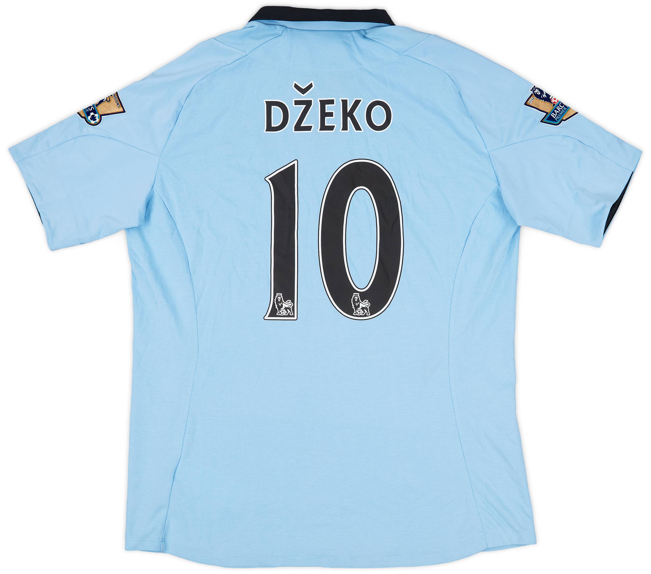 2012-13 Manchester City Home Shirt Dzeko #10 (L)