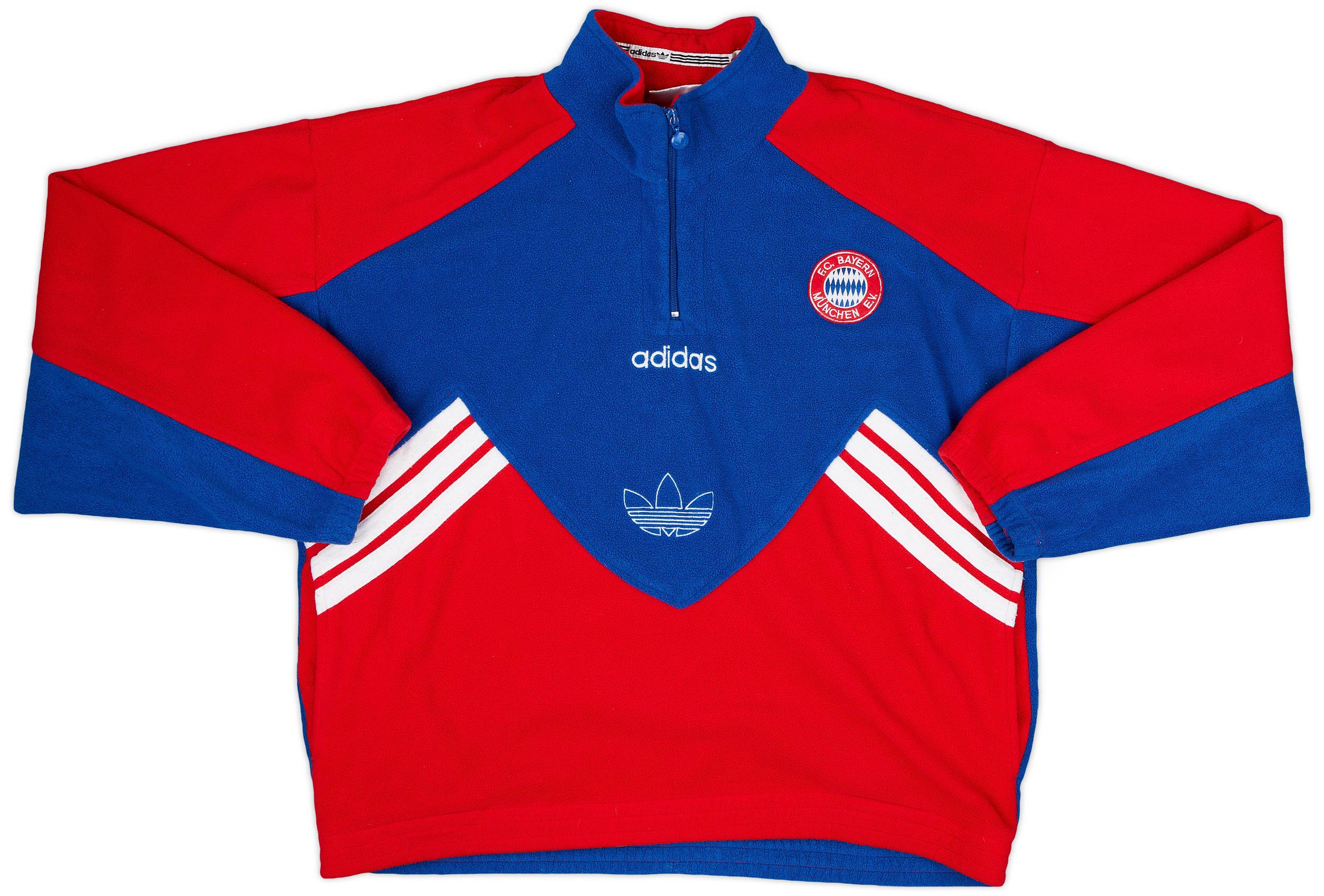 激安通販新作 Munich Bayern 1995-96 adidas (XXL) - 9/10 - Top Fleece Zip 1/4 その他
