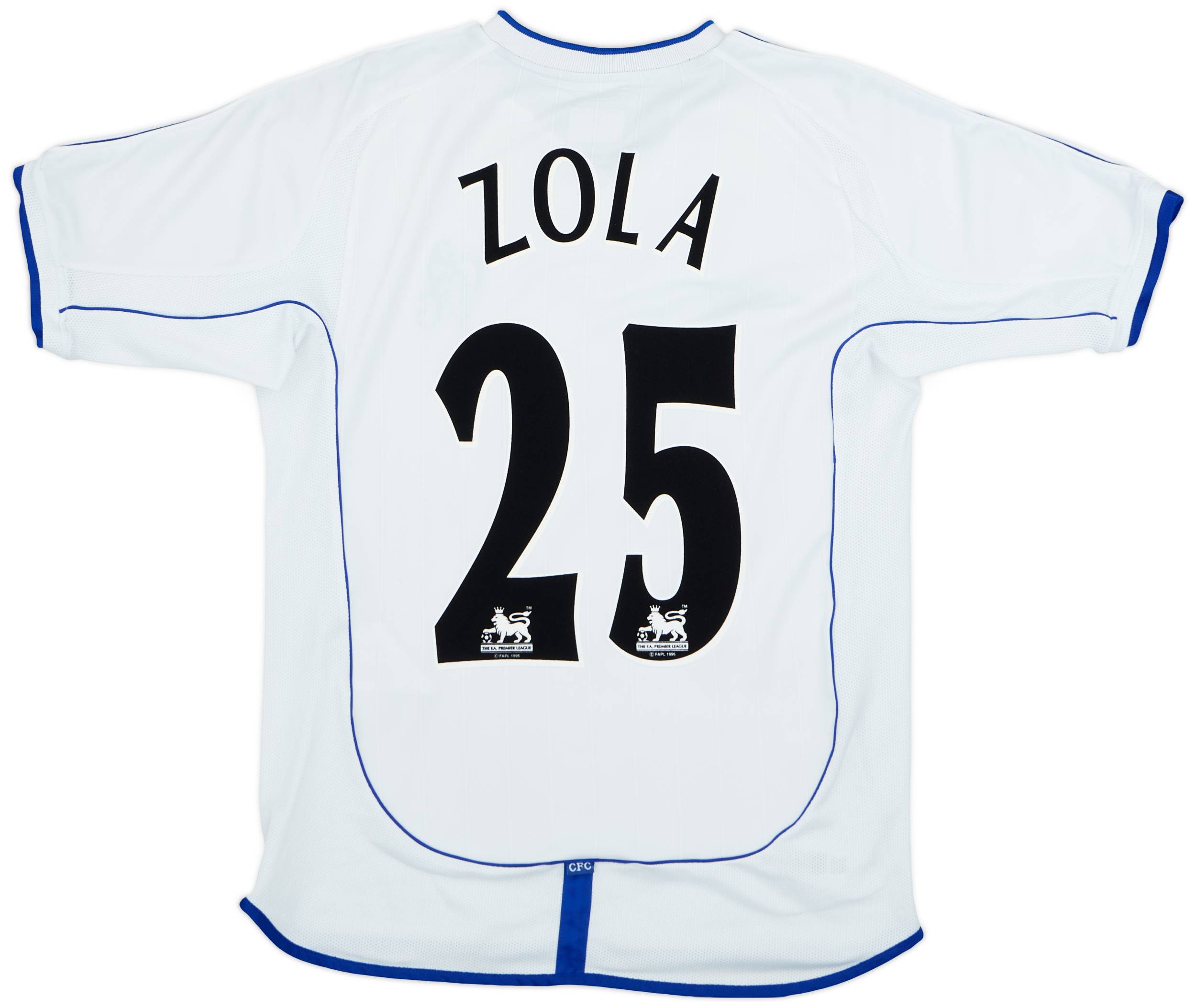 2001-03 Chelsea Away Shirt Zola #25 - 8/10 - (S)